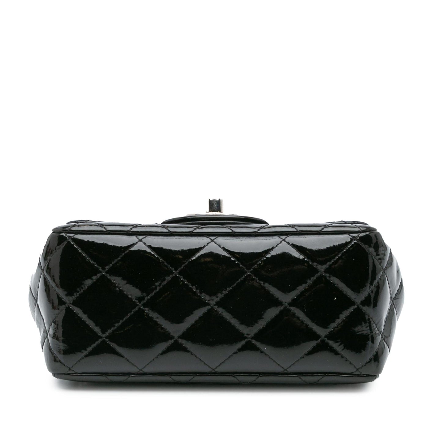 Chanel Square Classic Patent Single Flap Mini Bag Flap 18