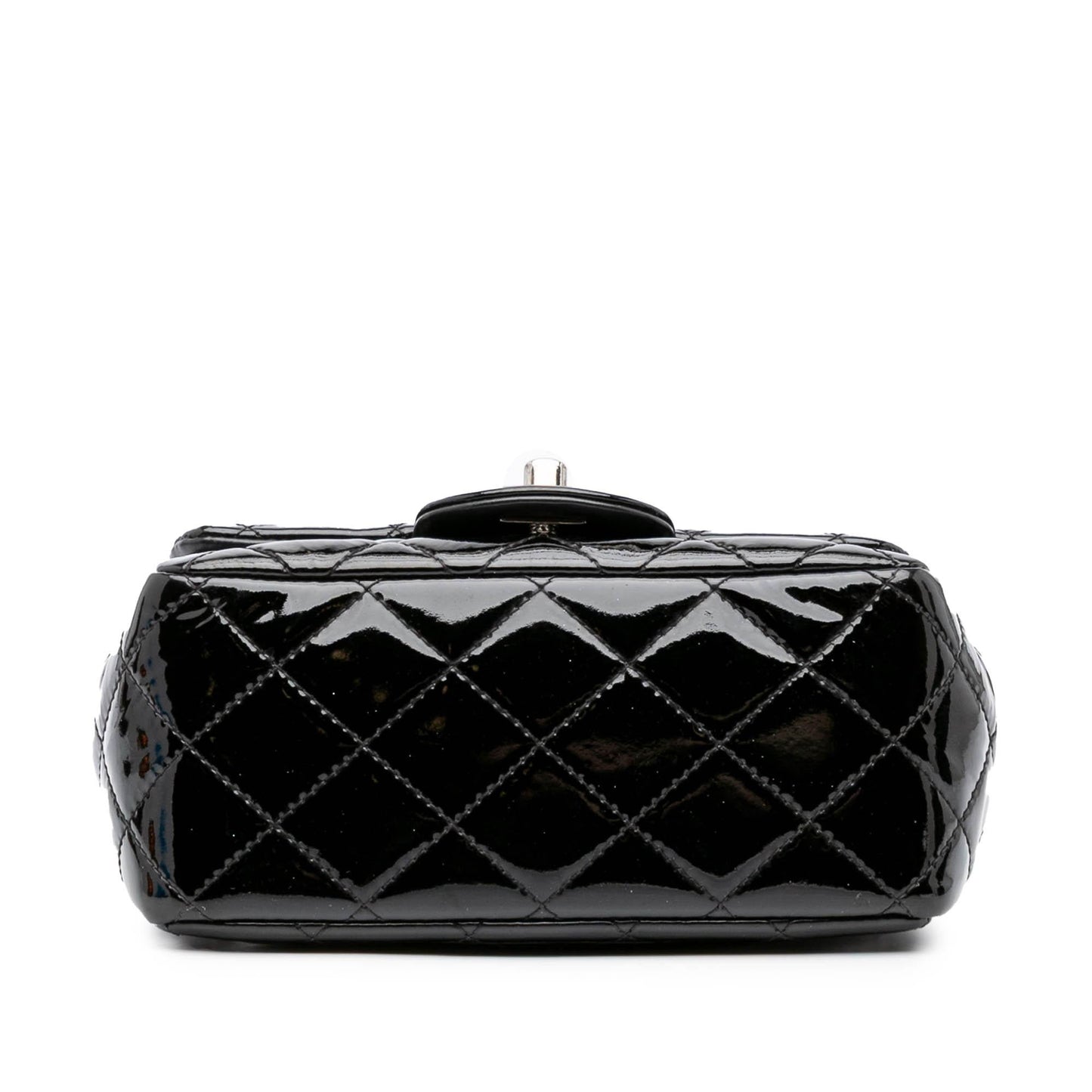 Chanel Square Classic Patent Single Flap Mini Bag Flap 16