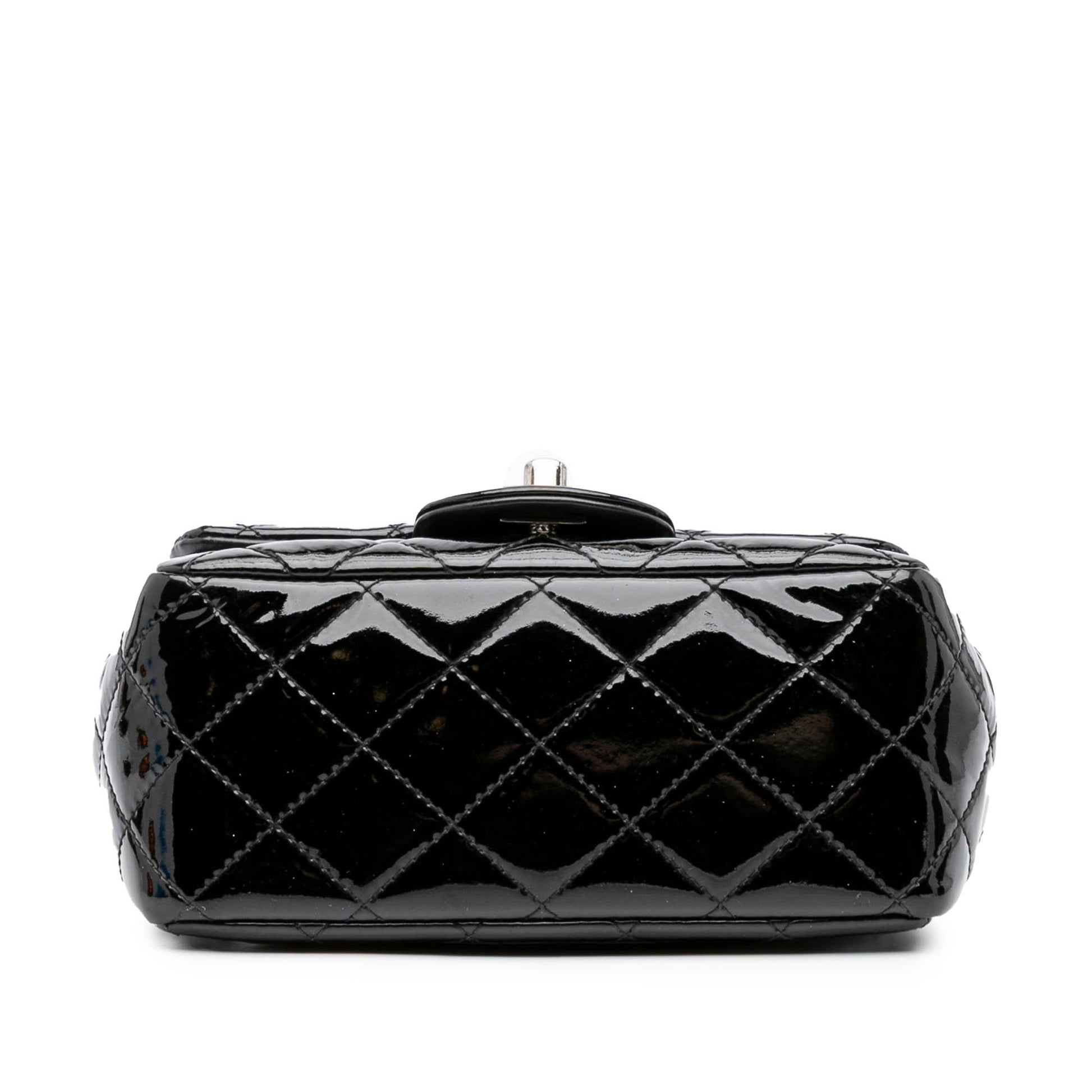 Chanel Square Classic Patent Single Flap Mini Bag Flap 16