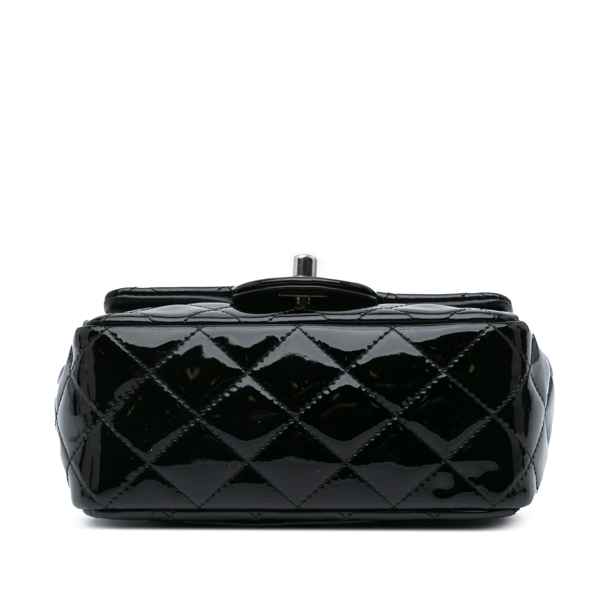 Chanel Square Classic Patent Single Flap Mini Bag Flap 19