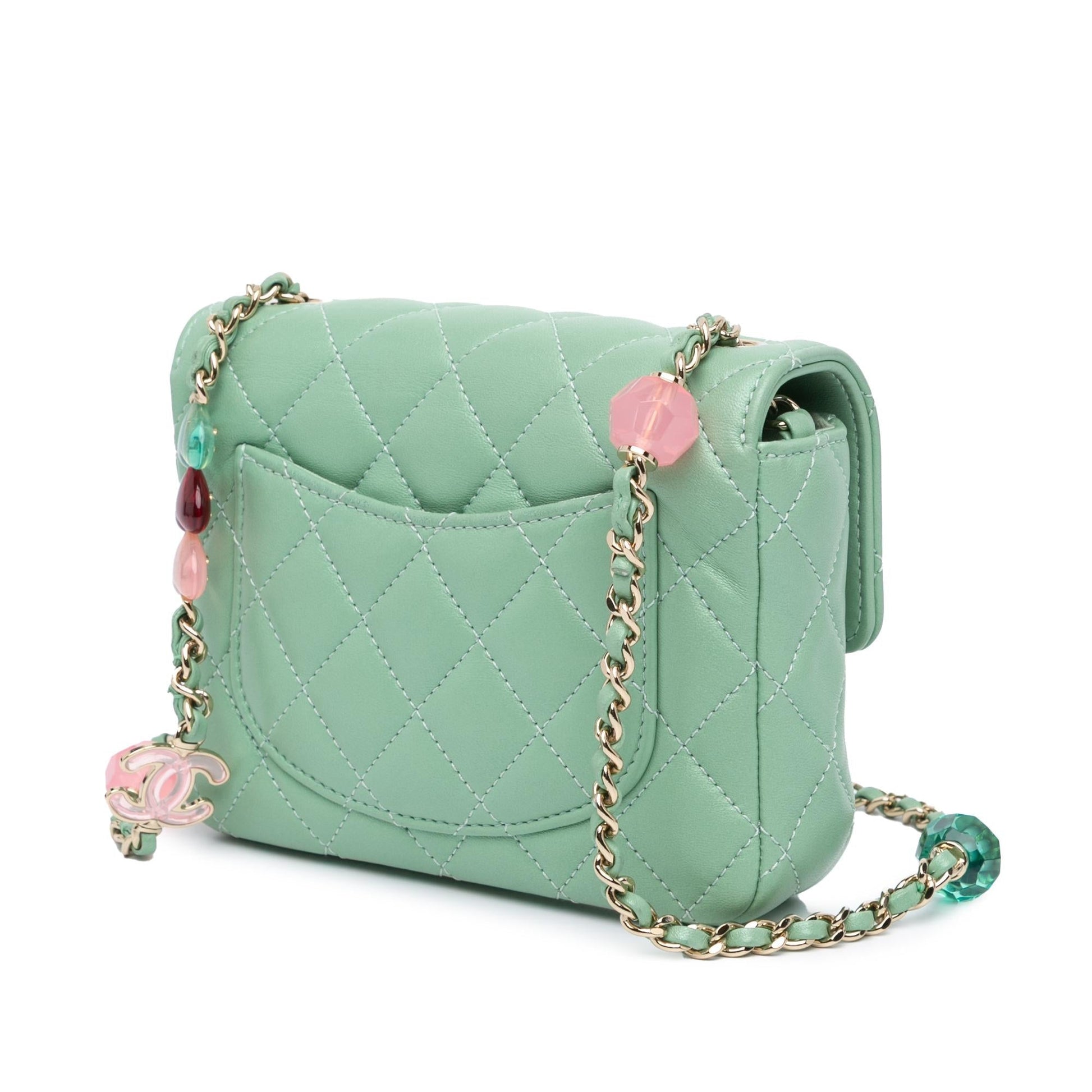 Chanel Square Lambskin Candy Hearts Flap SHG-1Ku7iU Mini Bag