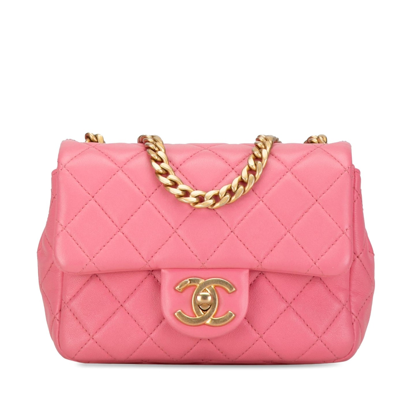 Chanel Square Lambskin Pearl Samba Flap Mini Bag Flap 1