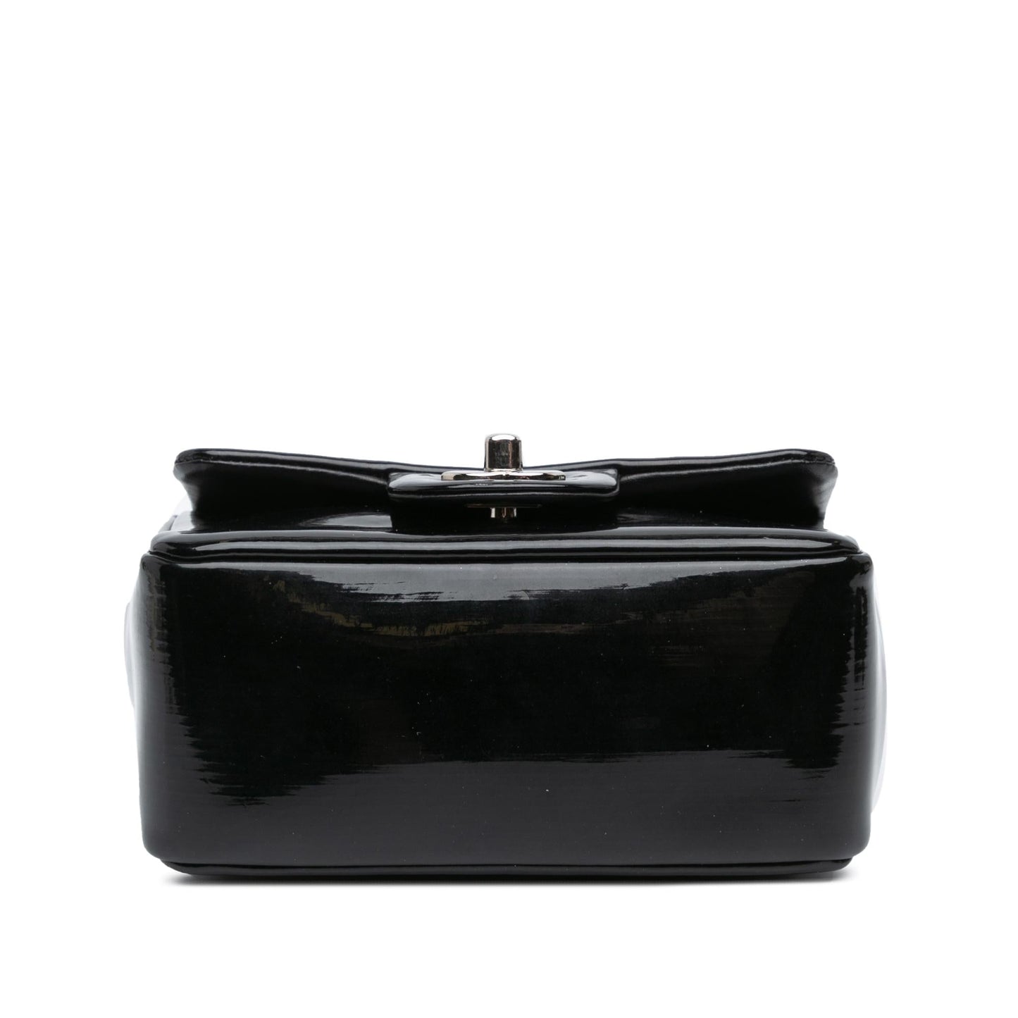 Chanel Mini Square Patent Single Flap Handbag