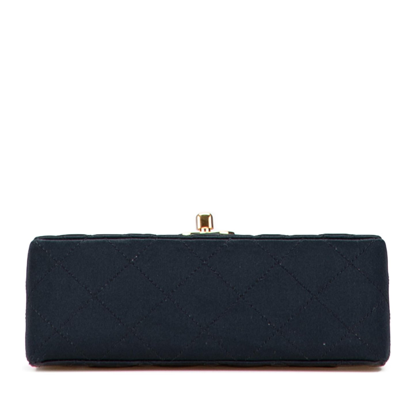 Chanel Square Quilted Satin Single Flap Mini Bag