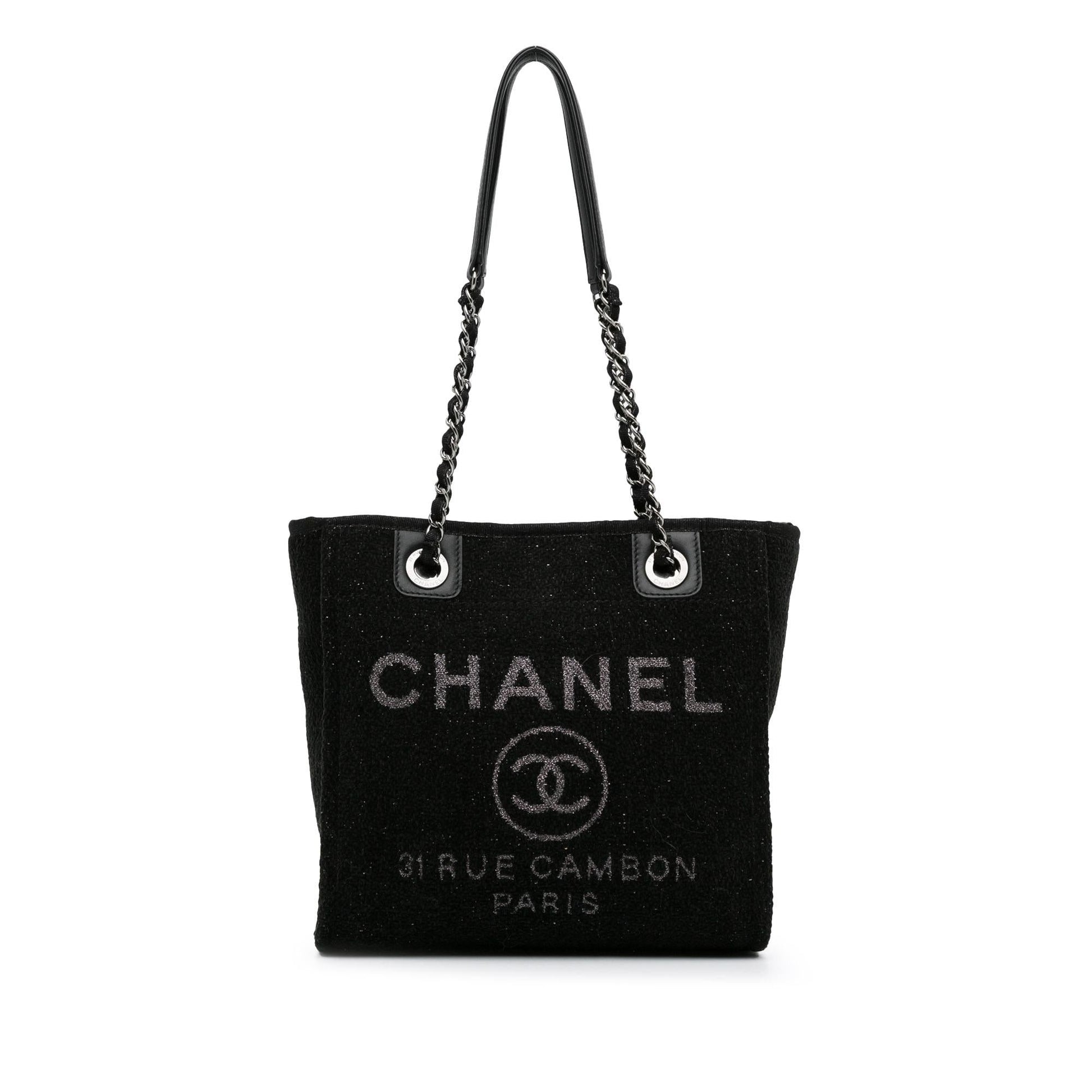 Chanel Tweed Deauville Shopping SHG-dIHgeU Tote Bag