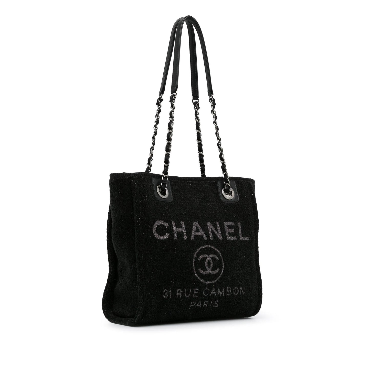 Chanel Tweed Deauville Shopping SHG-dIHgeU Tote Bag