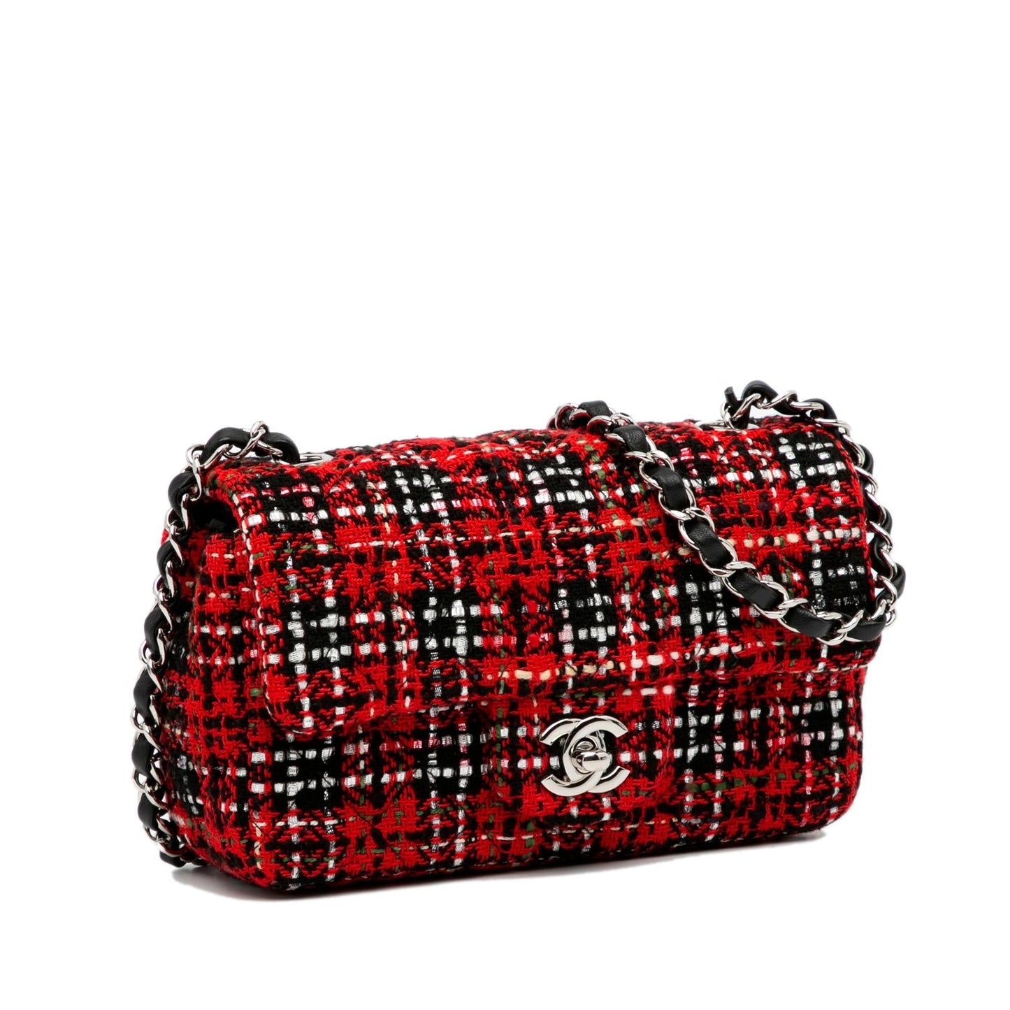 Chanel Tweed Single Flap SHG-d5PjNU Shoulder Bag