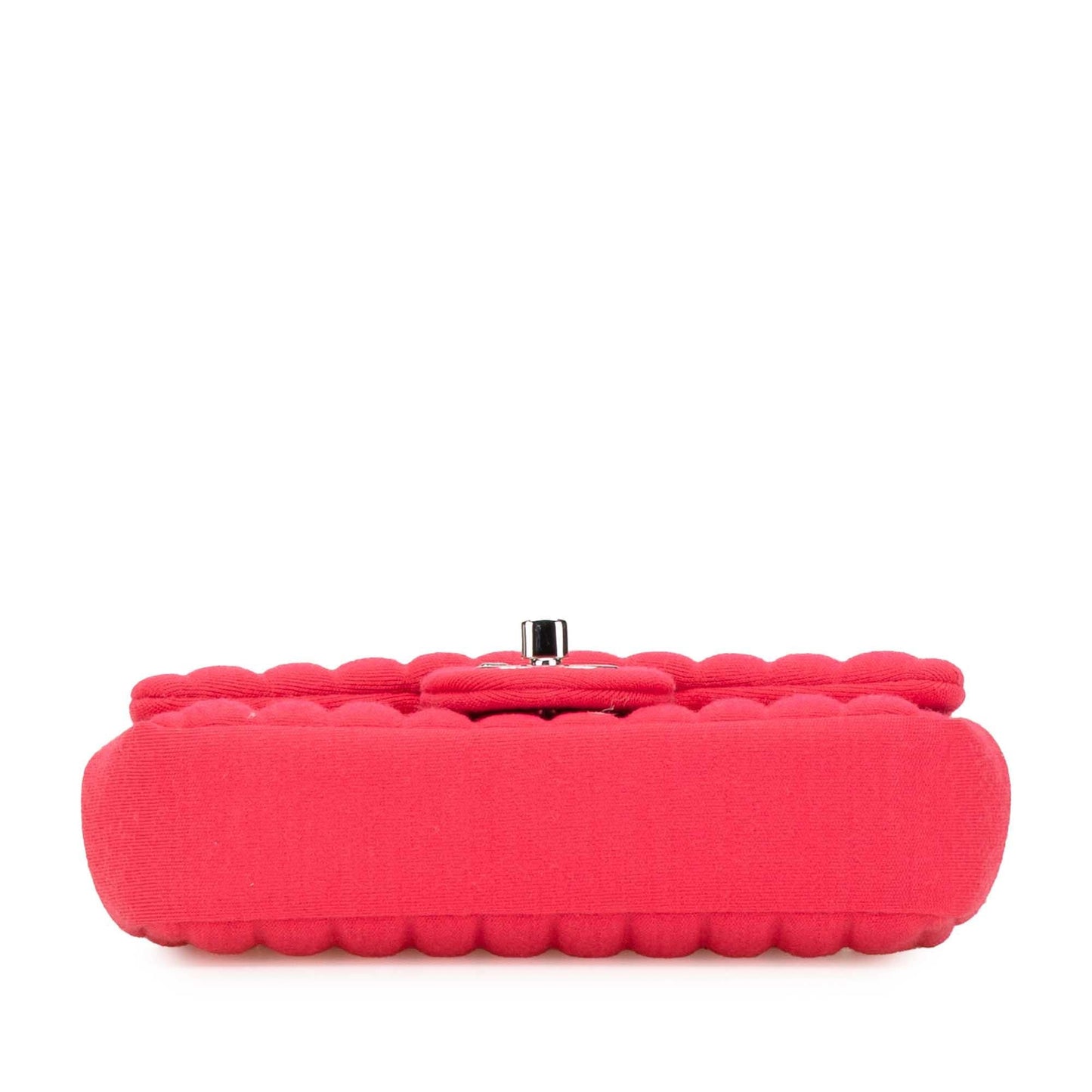 Chanel Vertical Quilted Jersey Single Flap Mini Bag