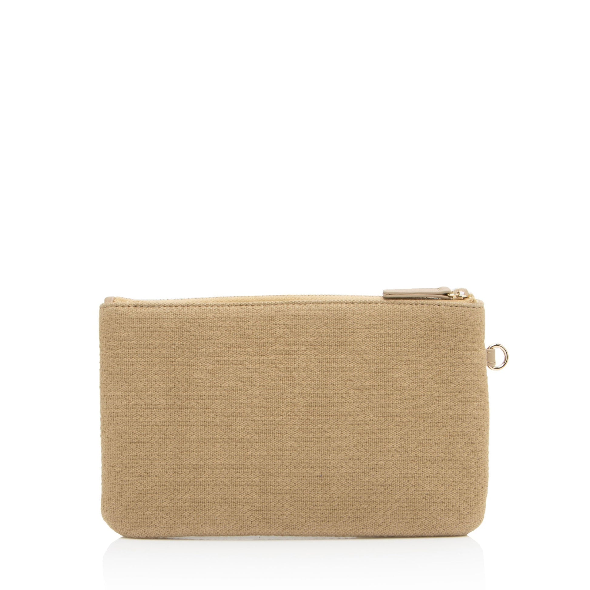 Chanel Mixed Fibers Deauville Pochette Clutch Bag