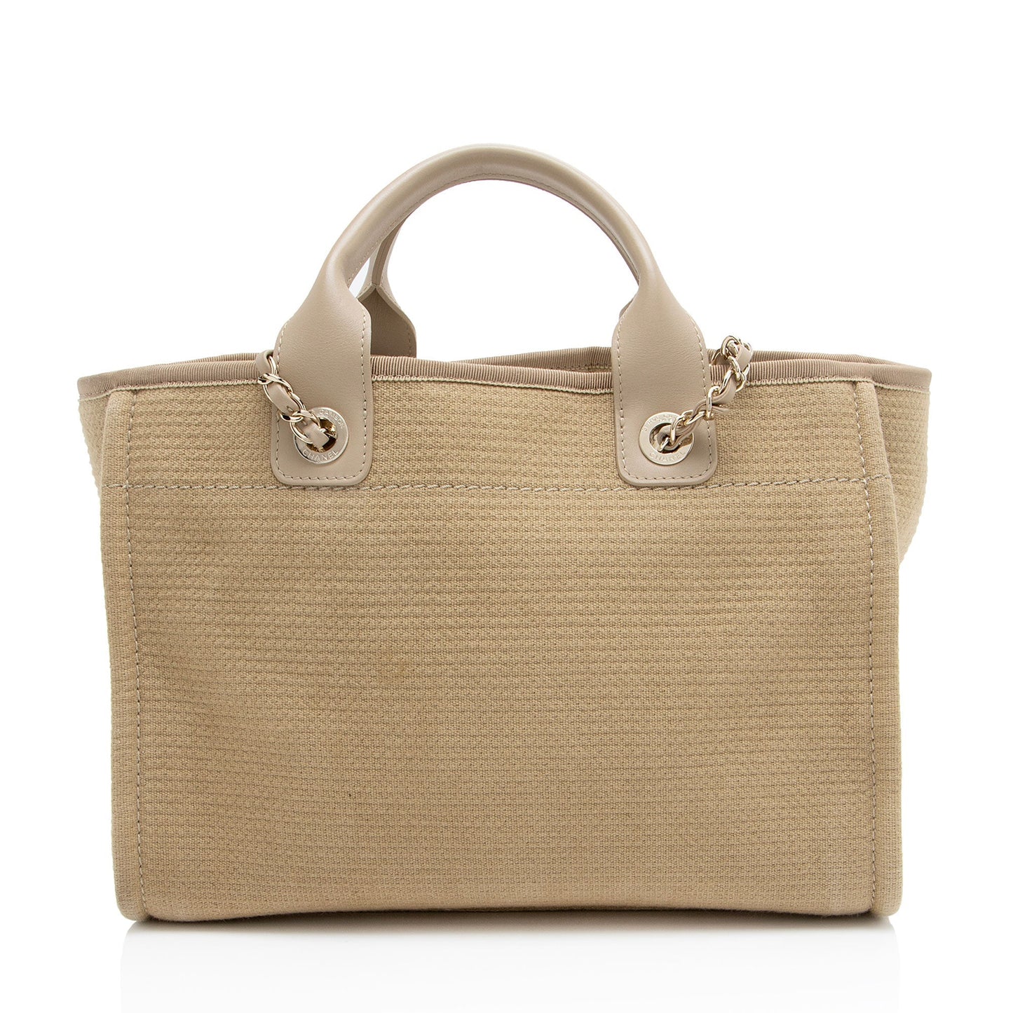Chanel Mixed Fibers Deauville Small Tote Bag