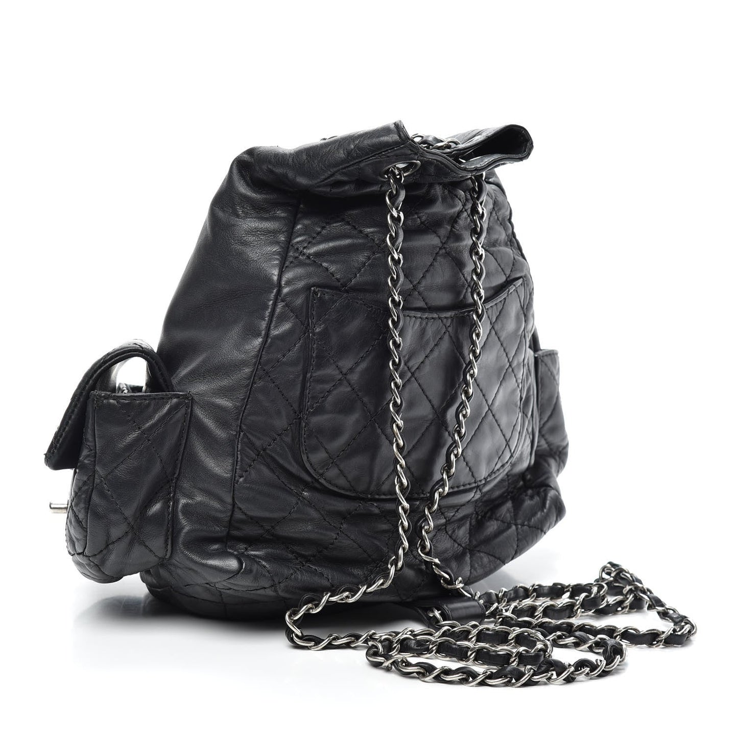 Chanel MULTI POCKETS CALFSKIN BACKPACK Leather