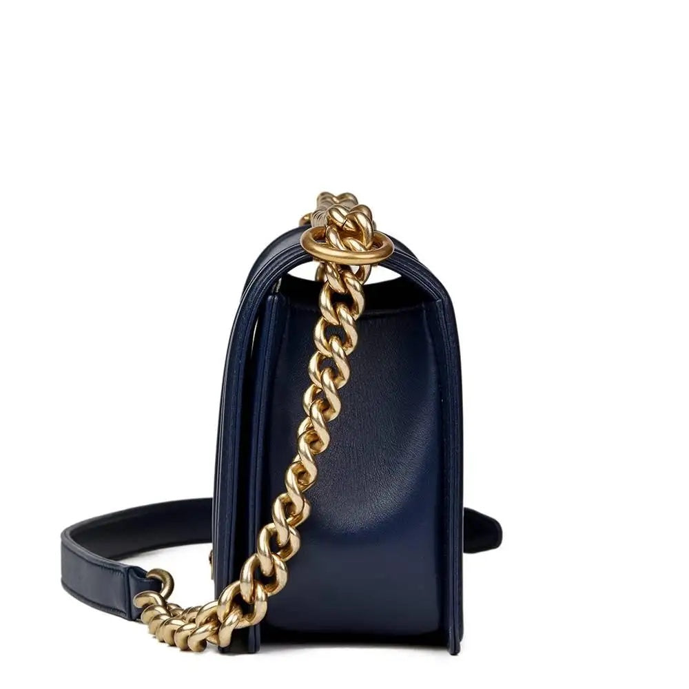 Chanel LAMBSKIN QUILTED BOY FLAP Shoulder Bag