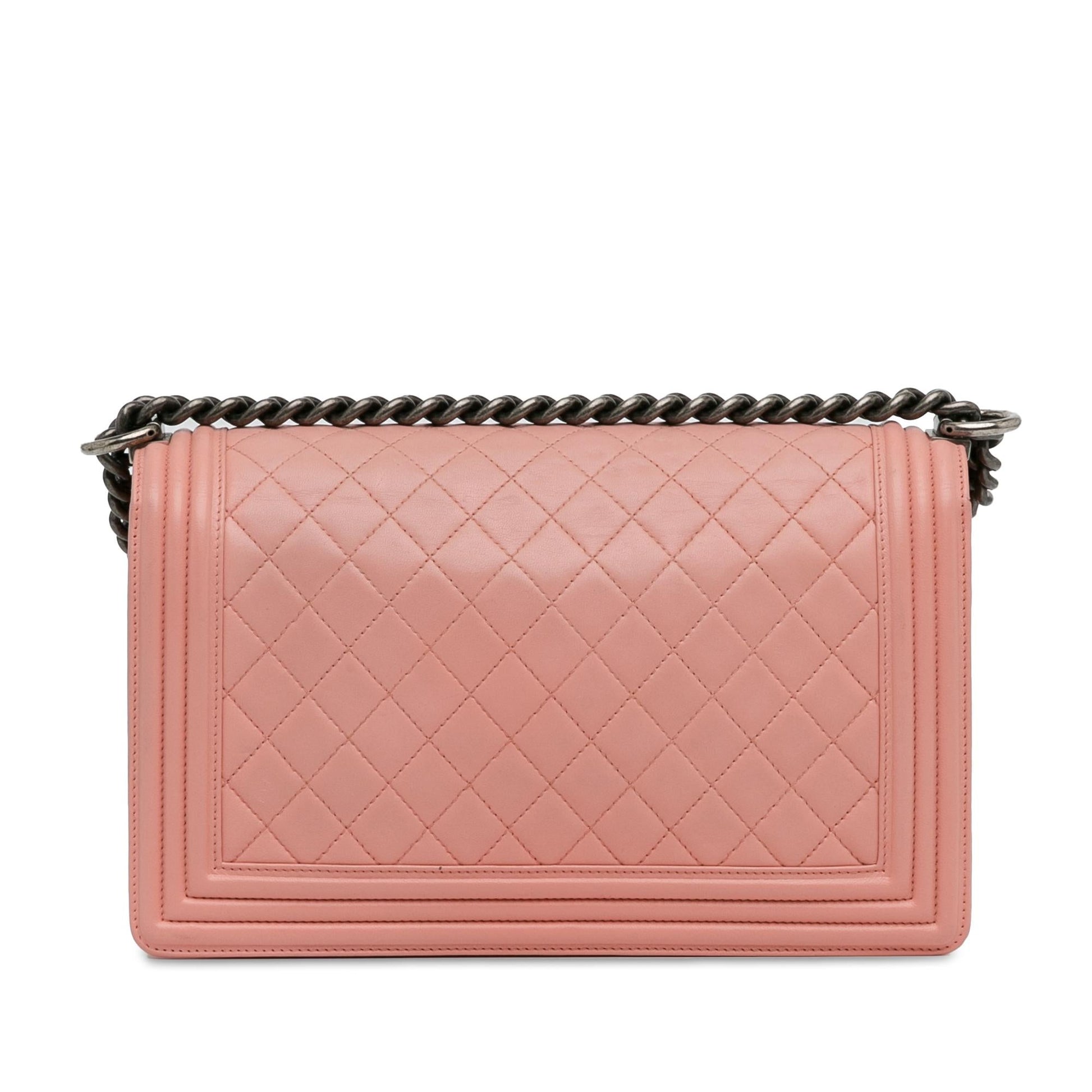 Chanel New Medium Lambskin Boy Flap (Shg-E3E9Vy) Bag