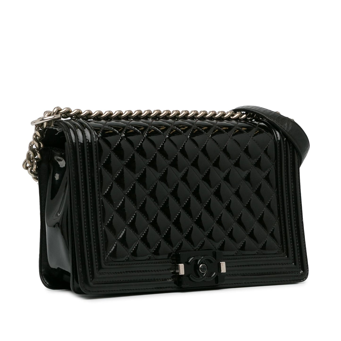 Chanel New Patent Boy Flap SHG-qryhXJ Handbag