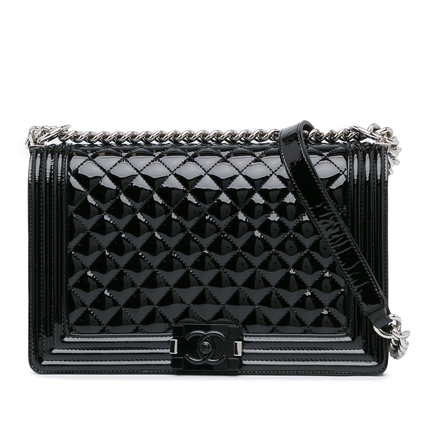 Chanel New Patent Boy Flap SHG-eFB4ww Handbag
