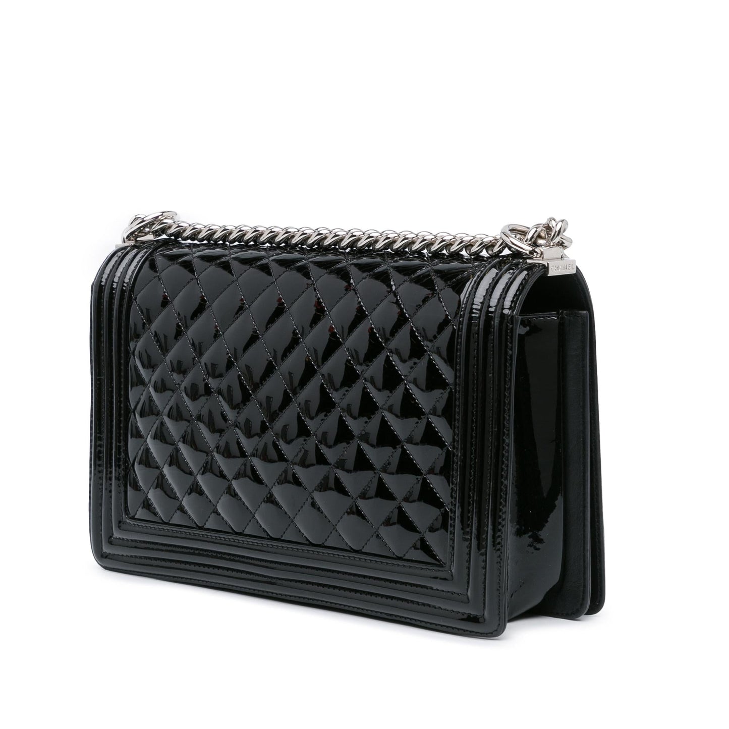 Chanel New Patent Boy Flap SHG-eFB4ww Handbag