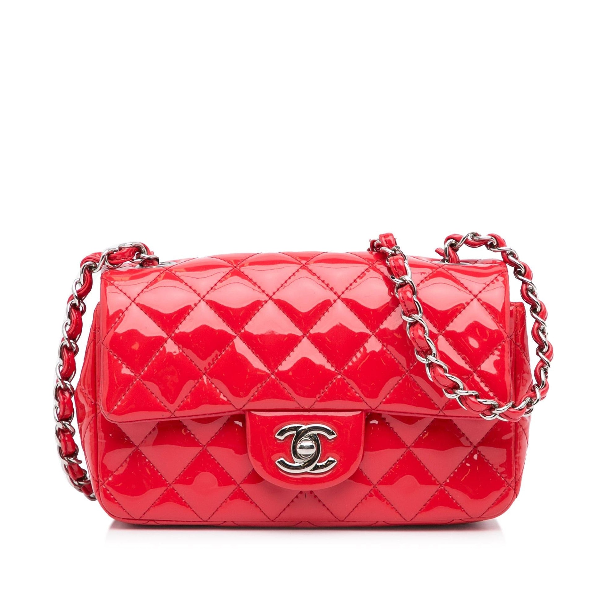 Chanel New Classic Patent Single Flap SHG-8Dmo25 Mini Bag