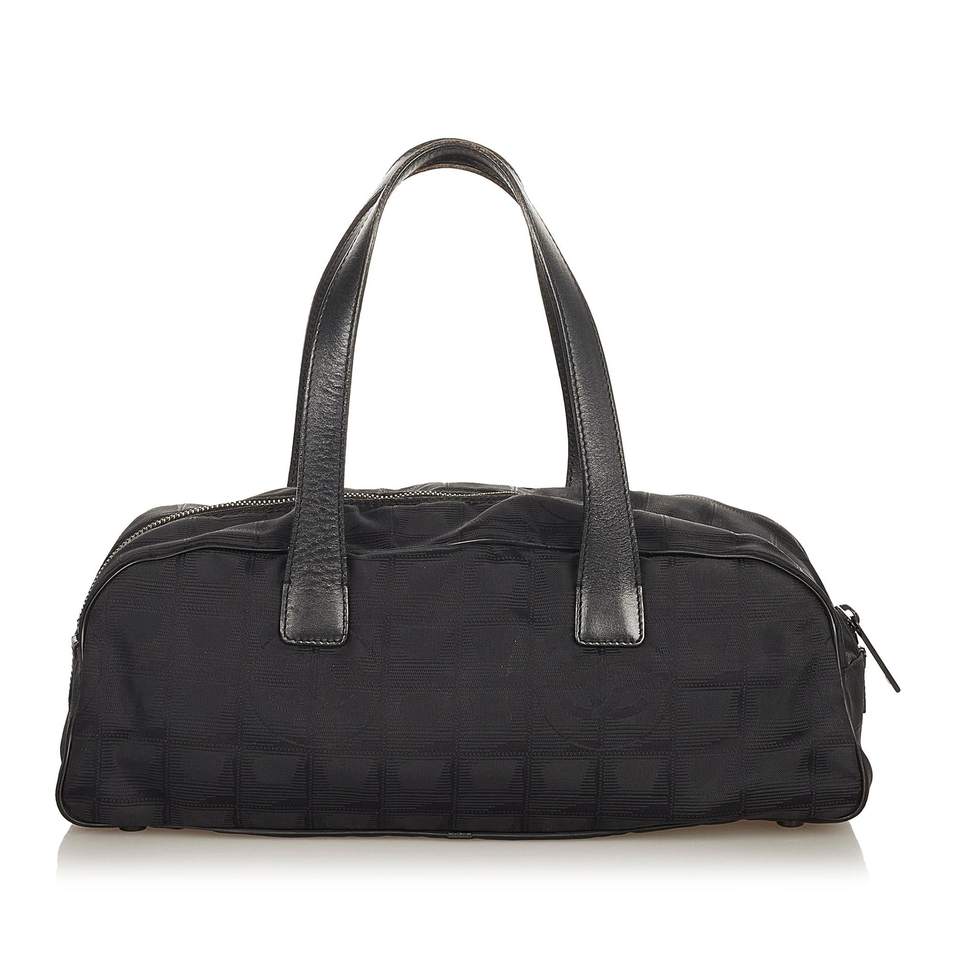 Chanel New Line SHG Canvas Travel Bag Handbag Shg