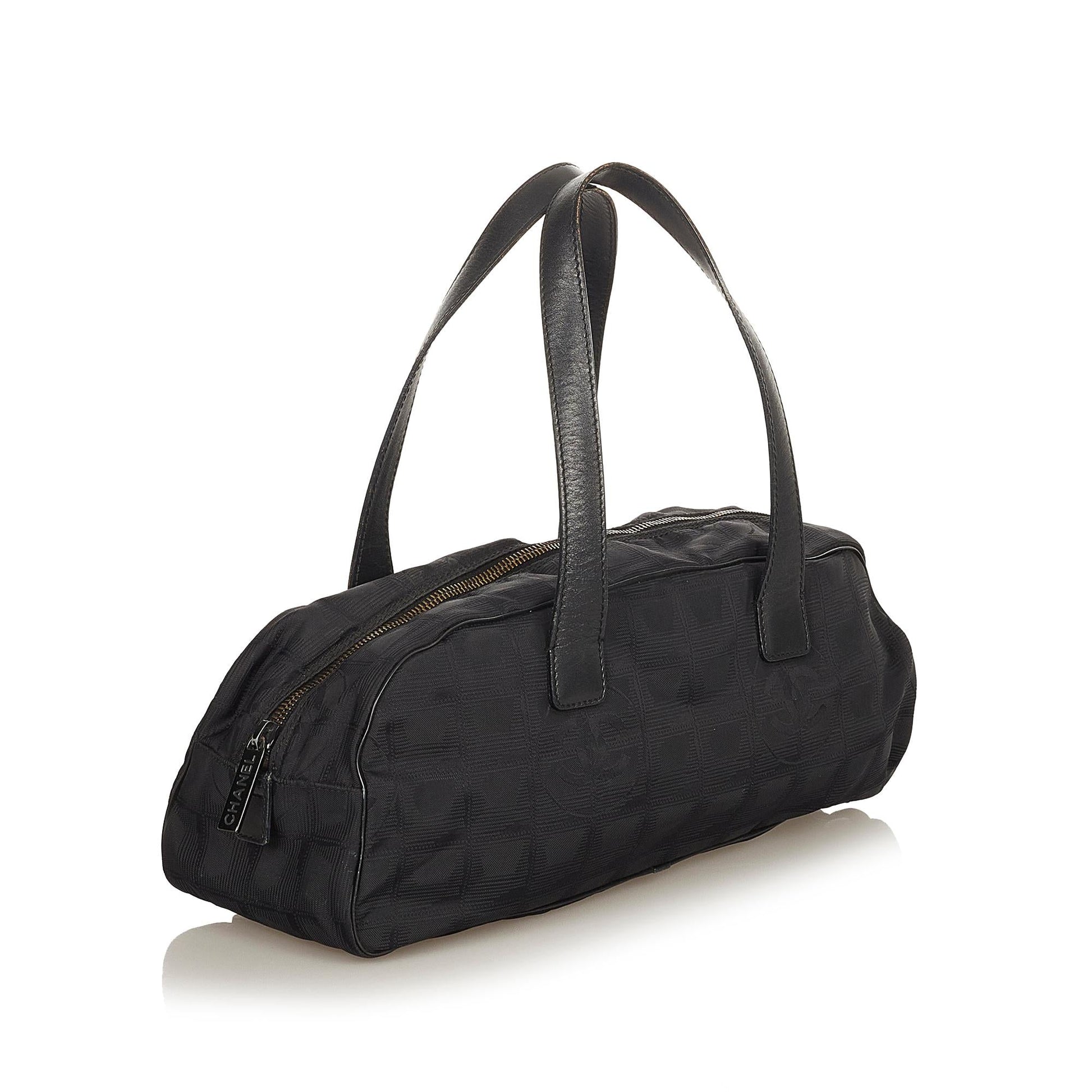 Chanel New Line SHG Canvas Travel Bag Handbag Shg