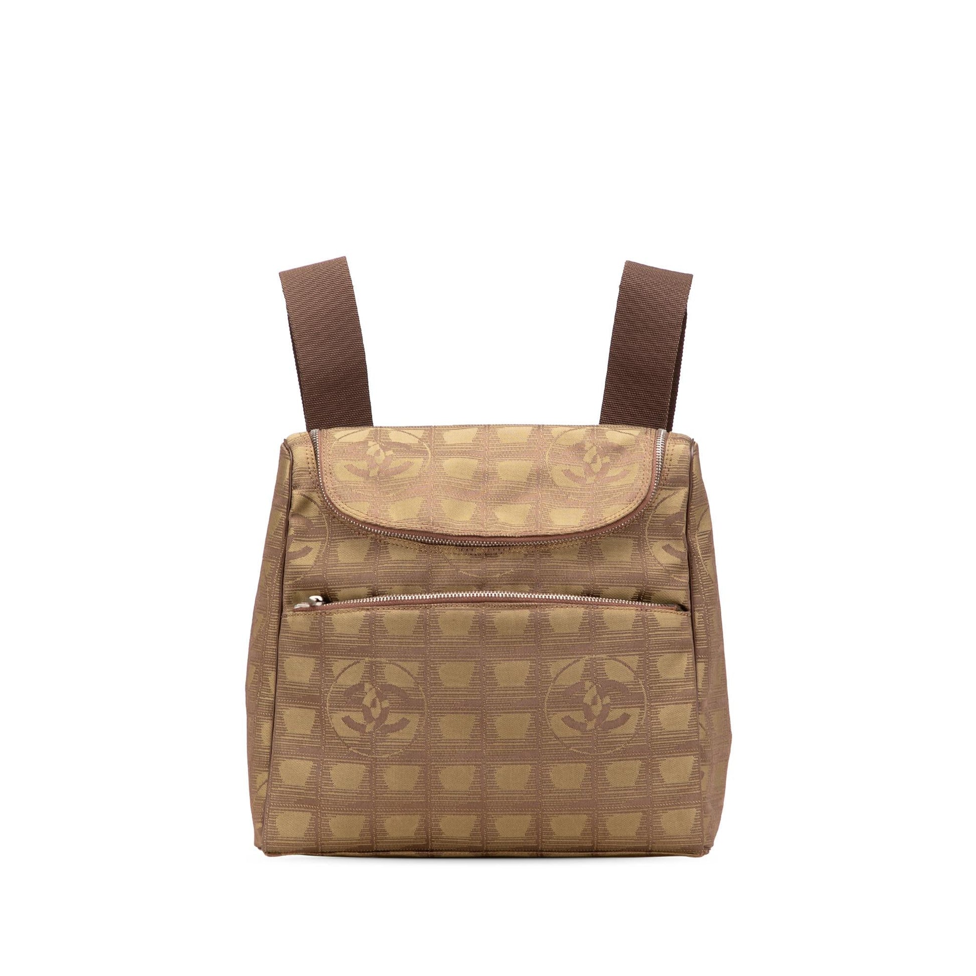 Chanel New Line Nylon Backpack Travel Bag