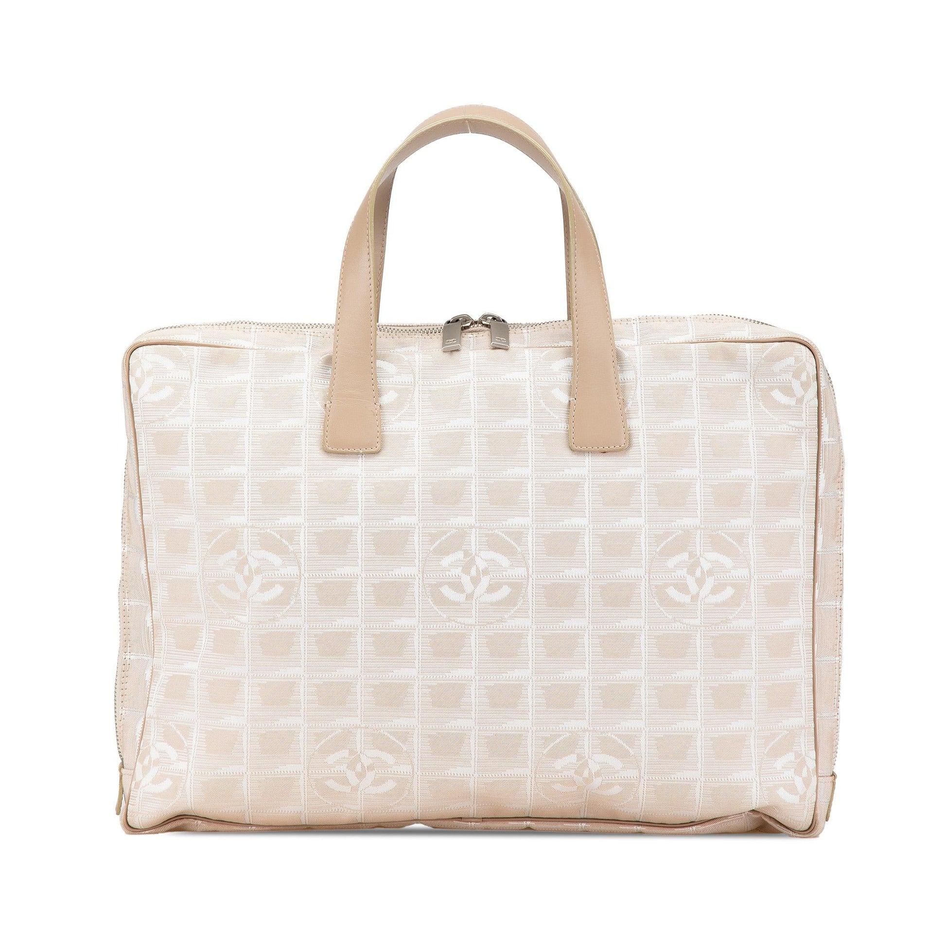 Chanel New Line Nylon Briefcase Travel Bag