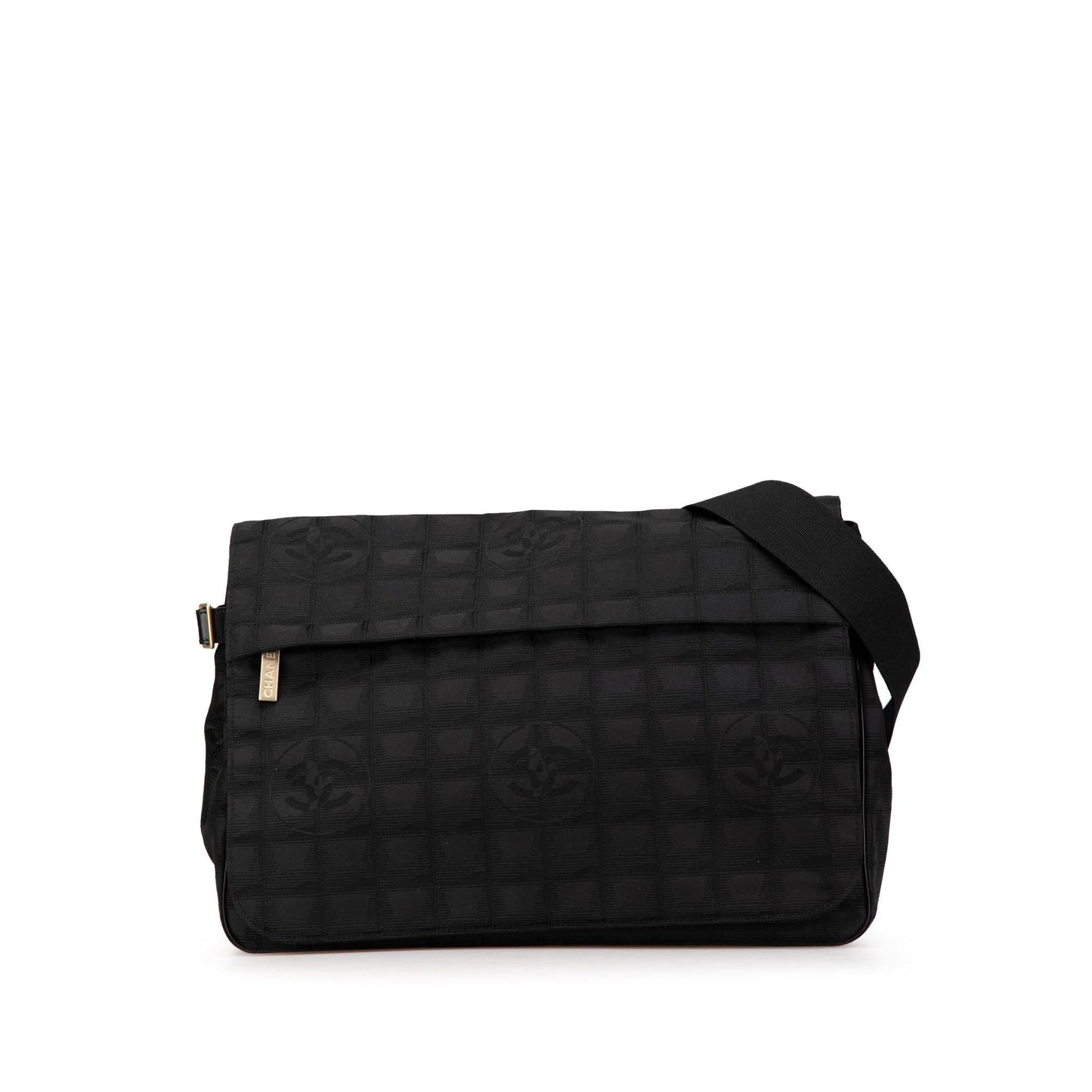 Chanel New Line Nylon Travel Bag Crossbody 1