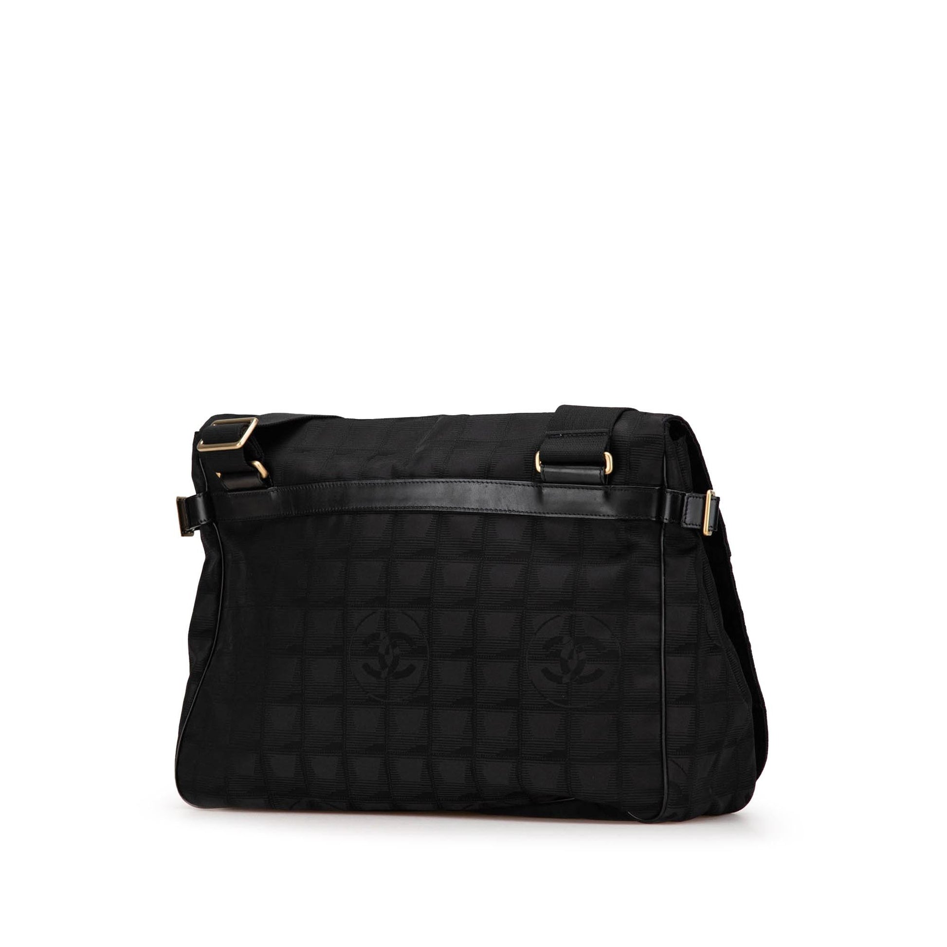 Chanel New Line Nylon Travel Bag Crossbody 1