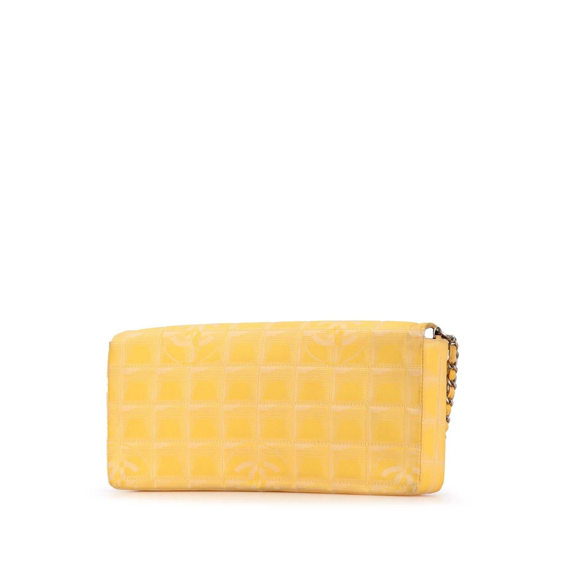 Chanel New Line Nylon East West Flap Travel Bag Flap 1