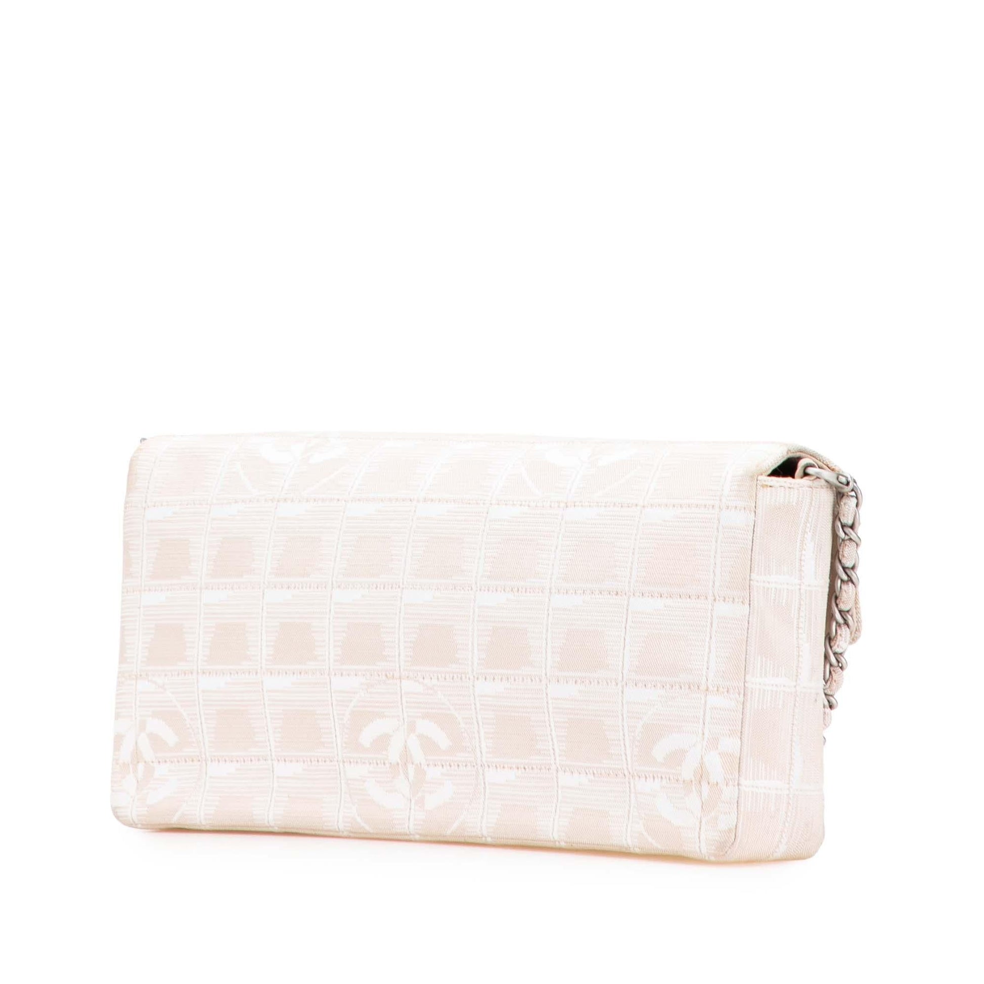 Chanel New Line Nylon East West Flap Travel Bag Flap 4