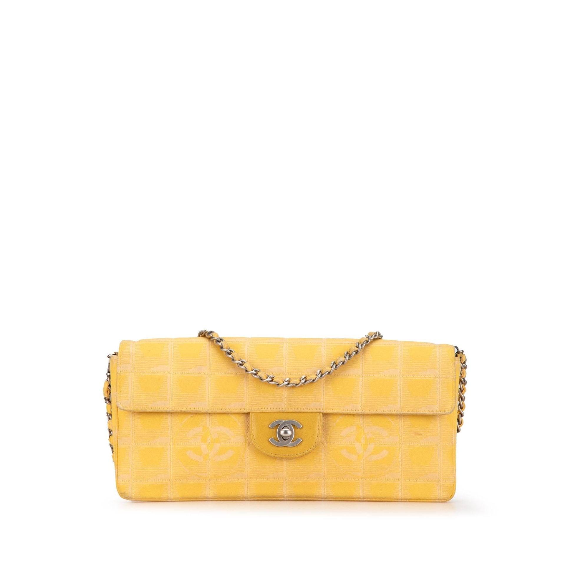 Chanel New Line Nylon East West Flap Travel Bag Flap 3