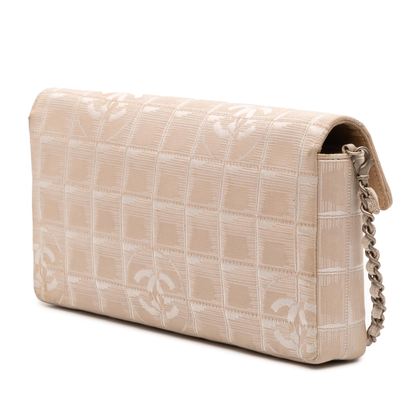 Chanel New Line Nylon East West Flap Travel Bag Flap 5