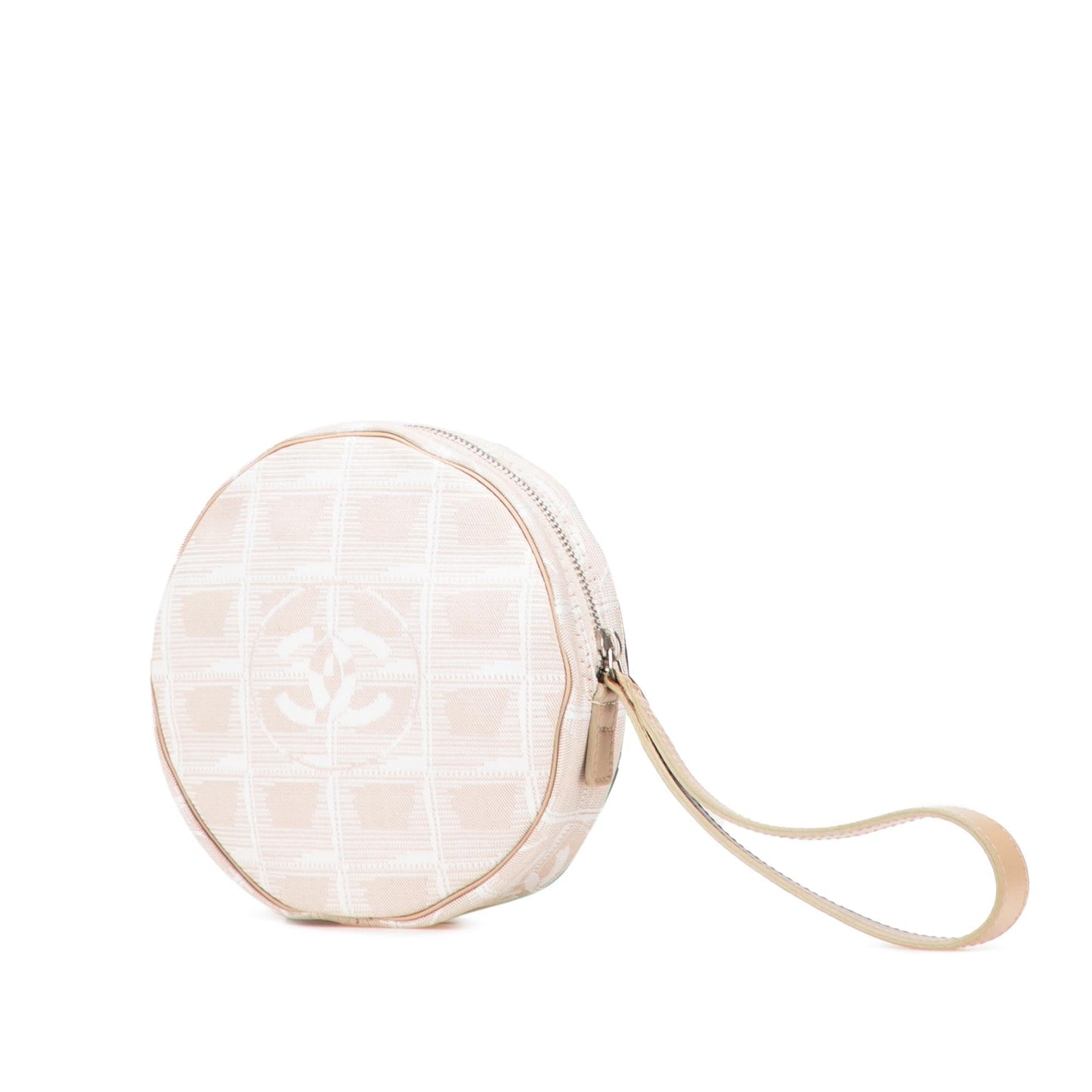 Chanel New Line Nylon Round Travel Bag Pouch 1