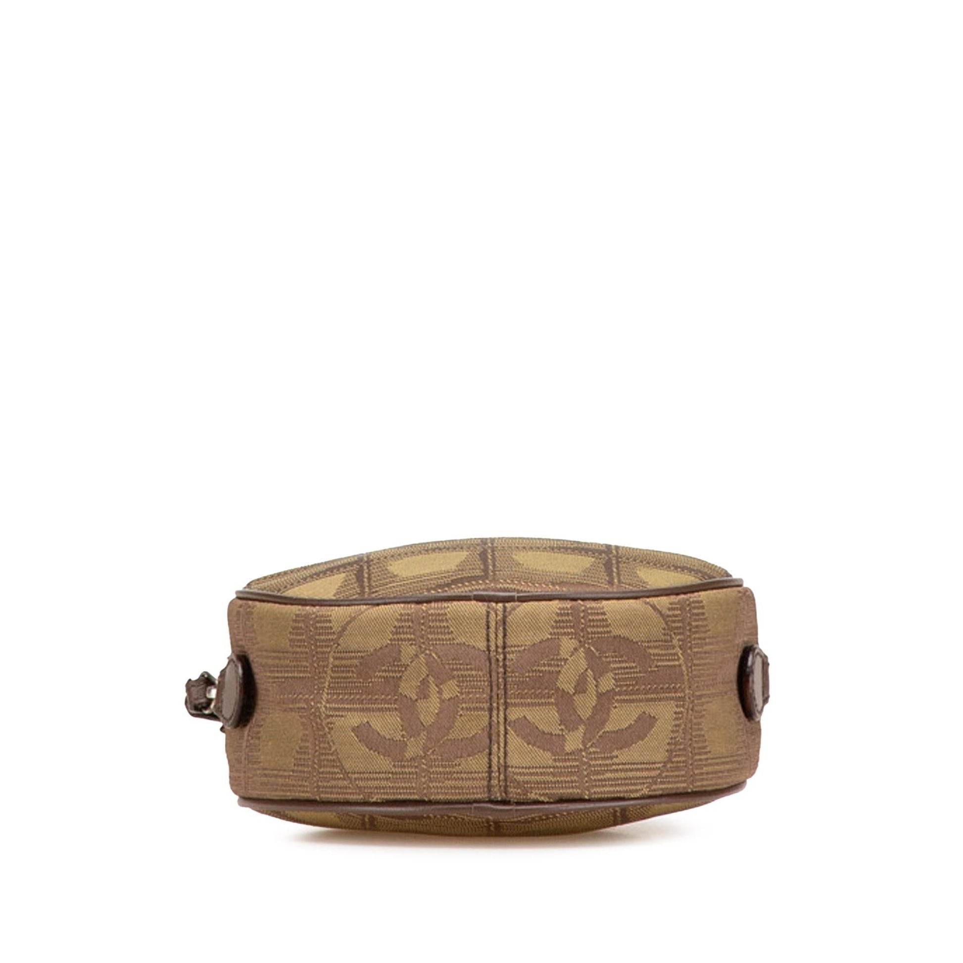 Chanel New Line Nylon Round Travel Bag Pouch 2
