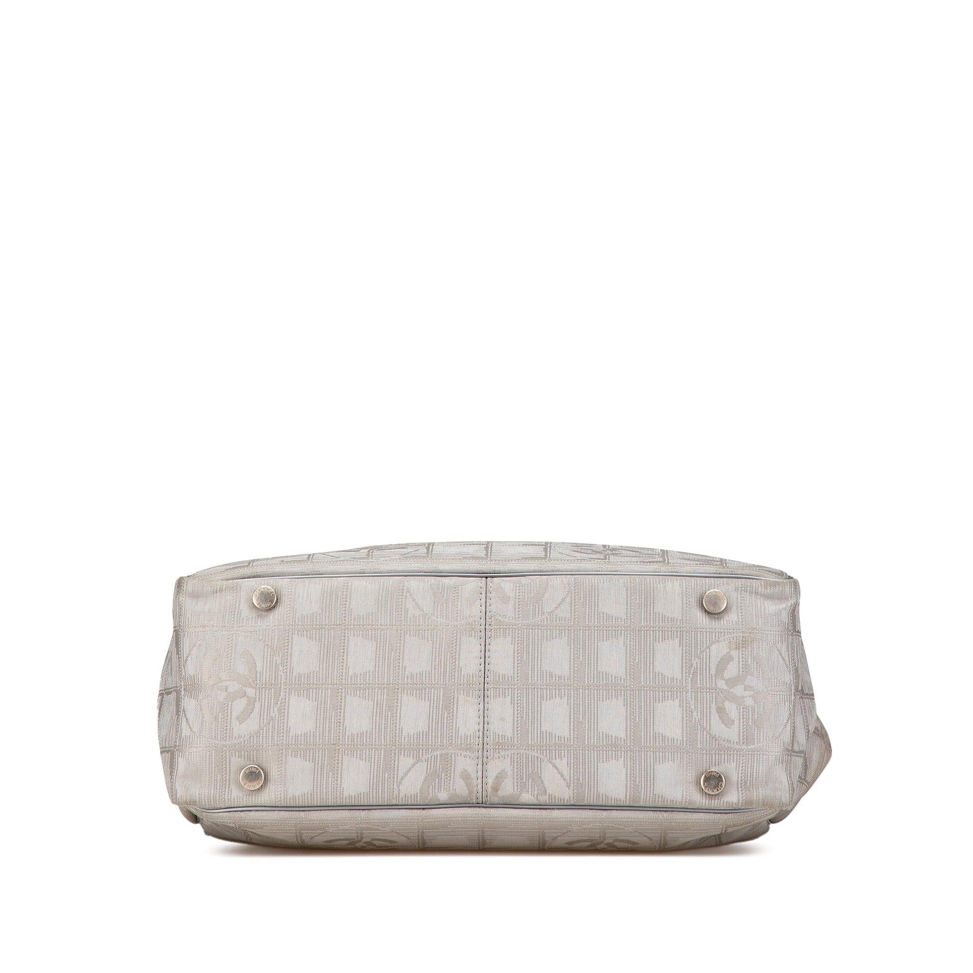 Chanel New Line Nylon Travel Bag Shg W9V5Un