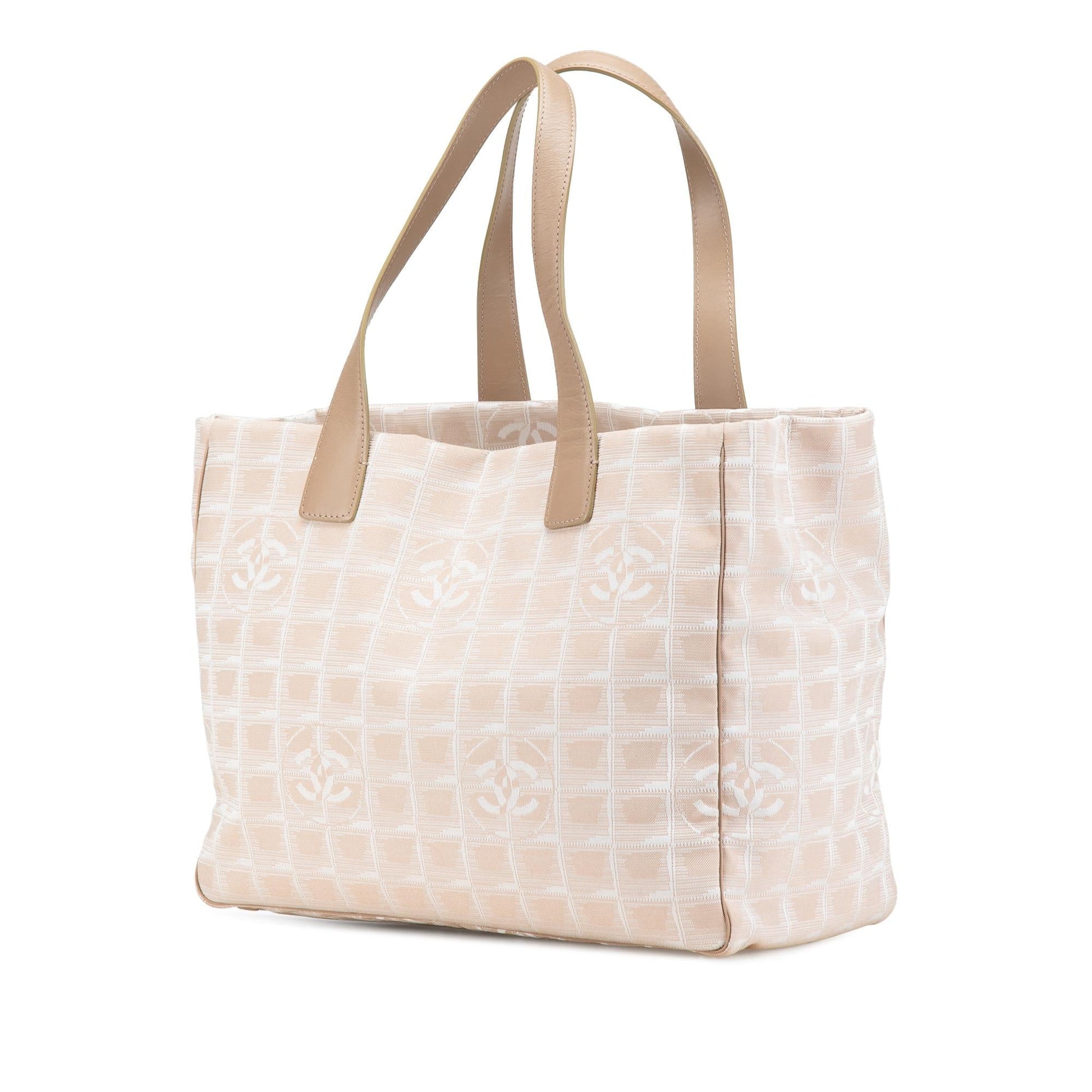 Chanel New Line Nylon Travel Bag Shg Thr3Hq