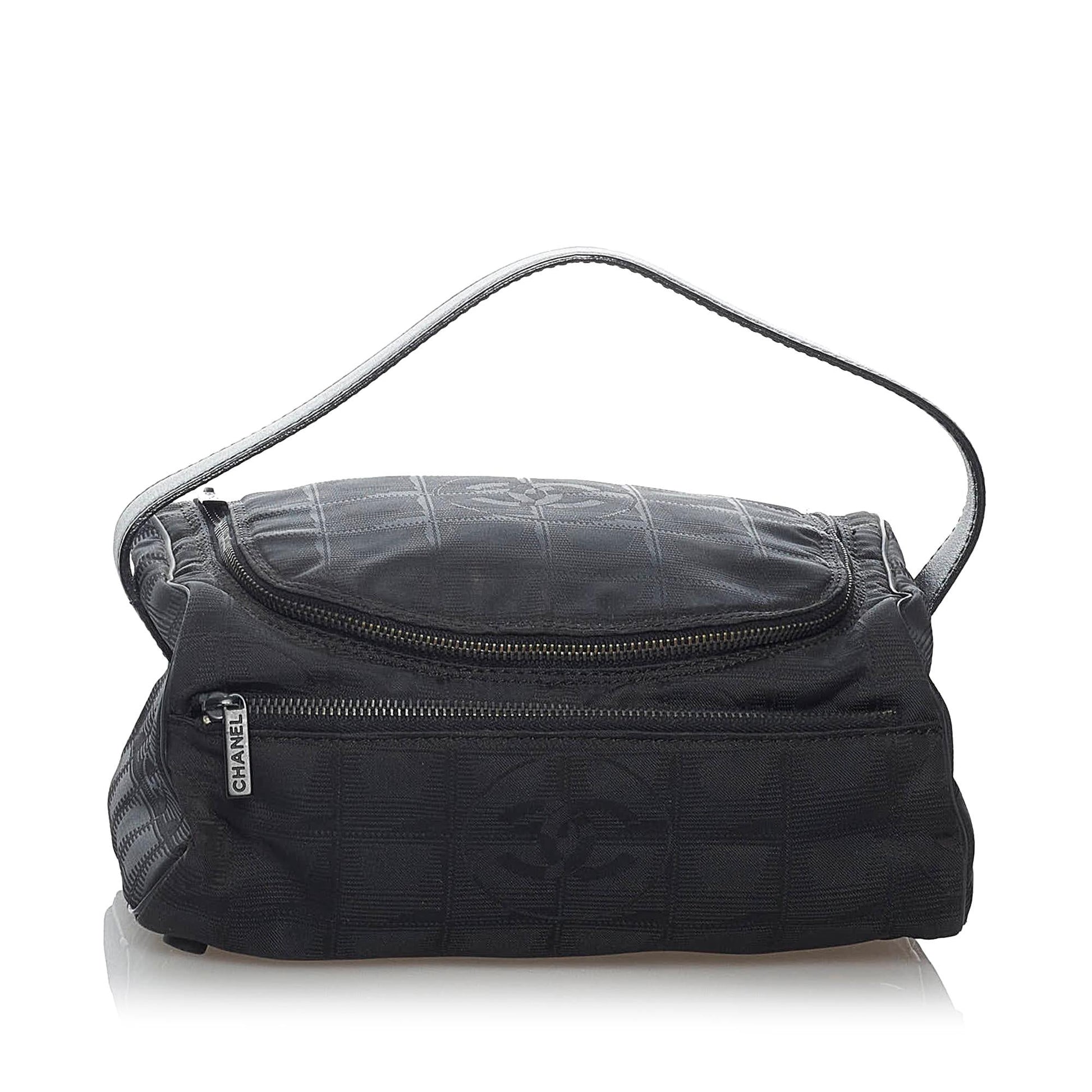 Chanel New Line Nylon Vanity SHG Travel Bag
