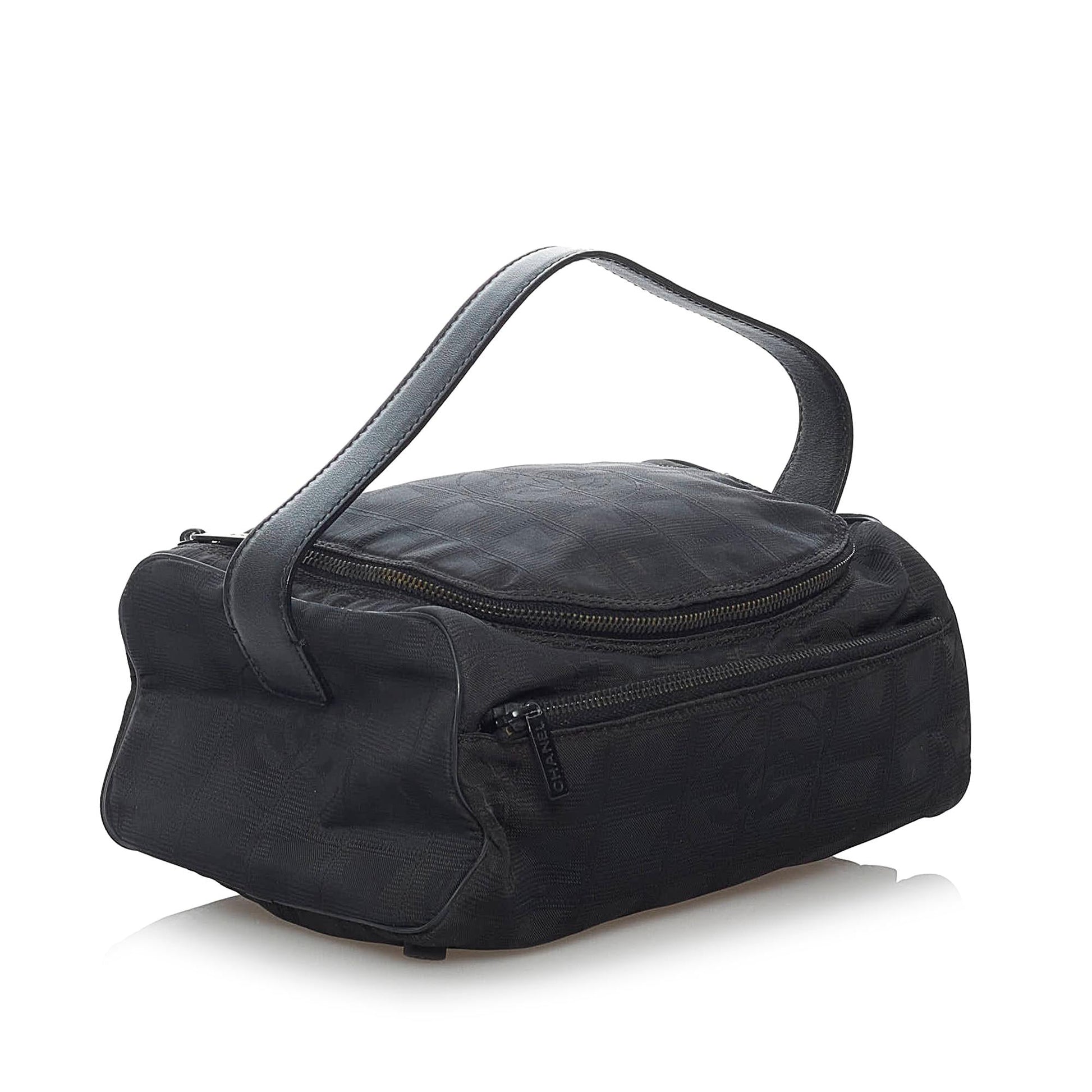 Chanel New Line Nylon Vanity SHG Travel Bag