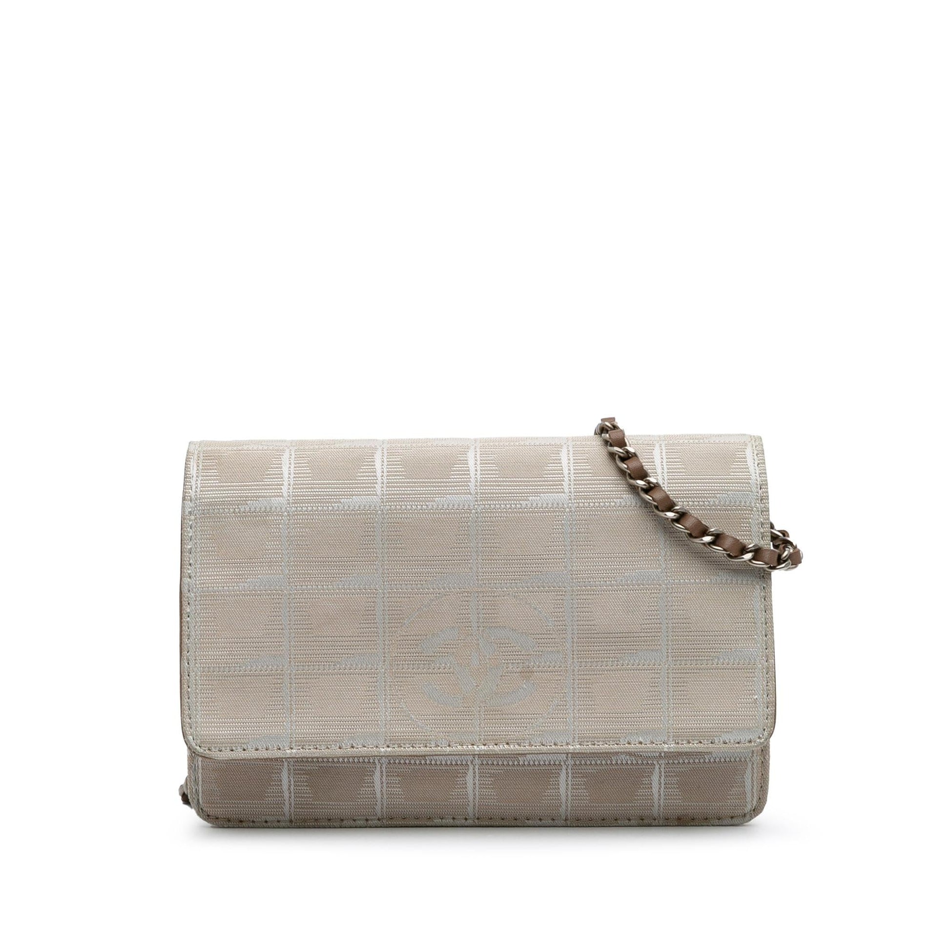 Chanel New Line Nylon On Wallet Case