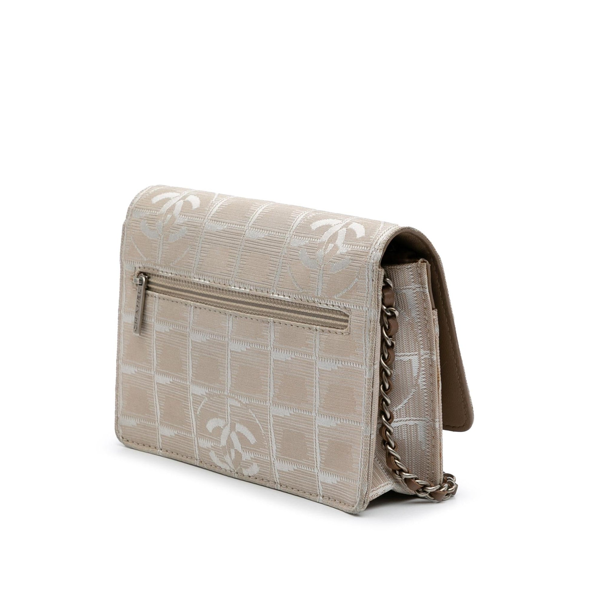 Chanel New Line Nylon On Wallet Case