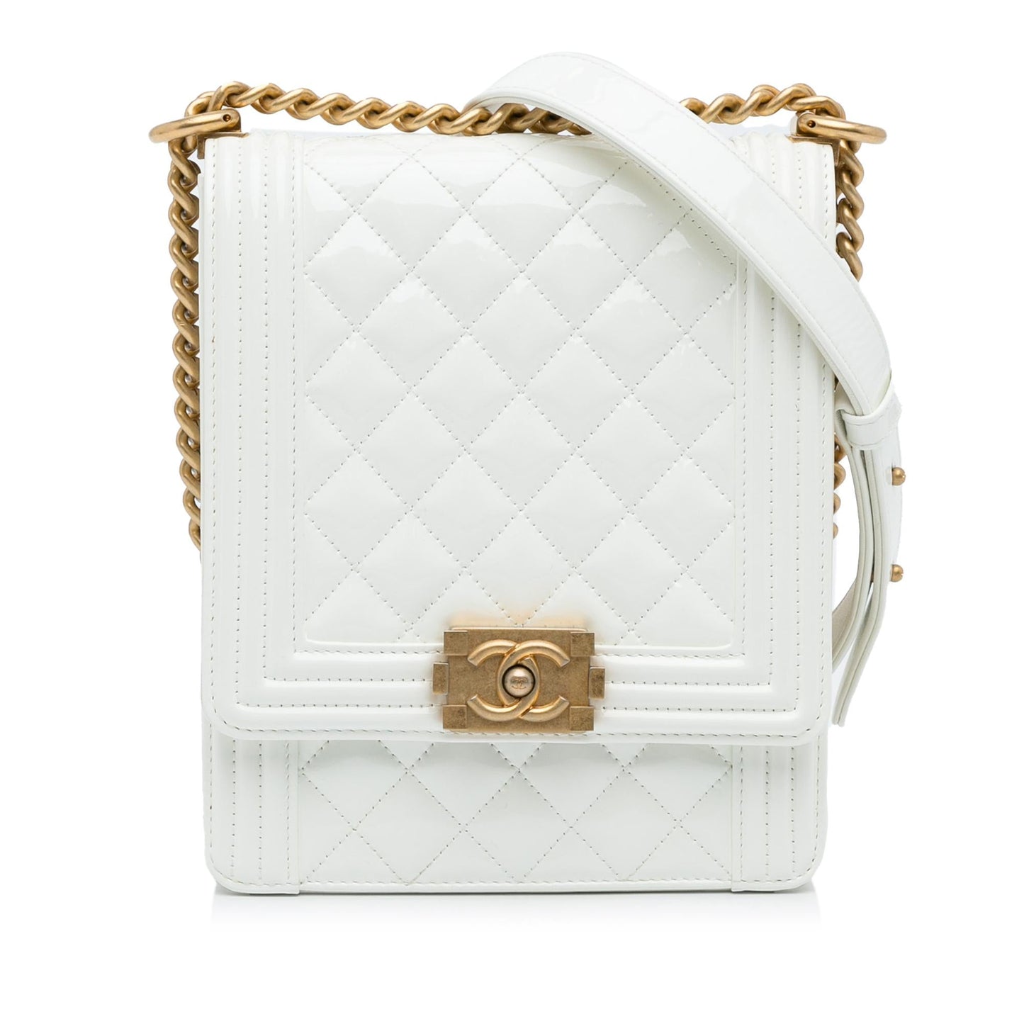 Chanel North South Boy Flap Handbag Flap 2
