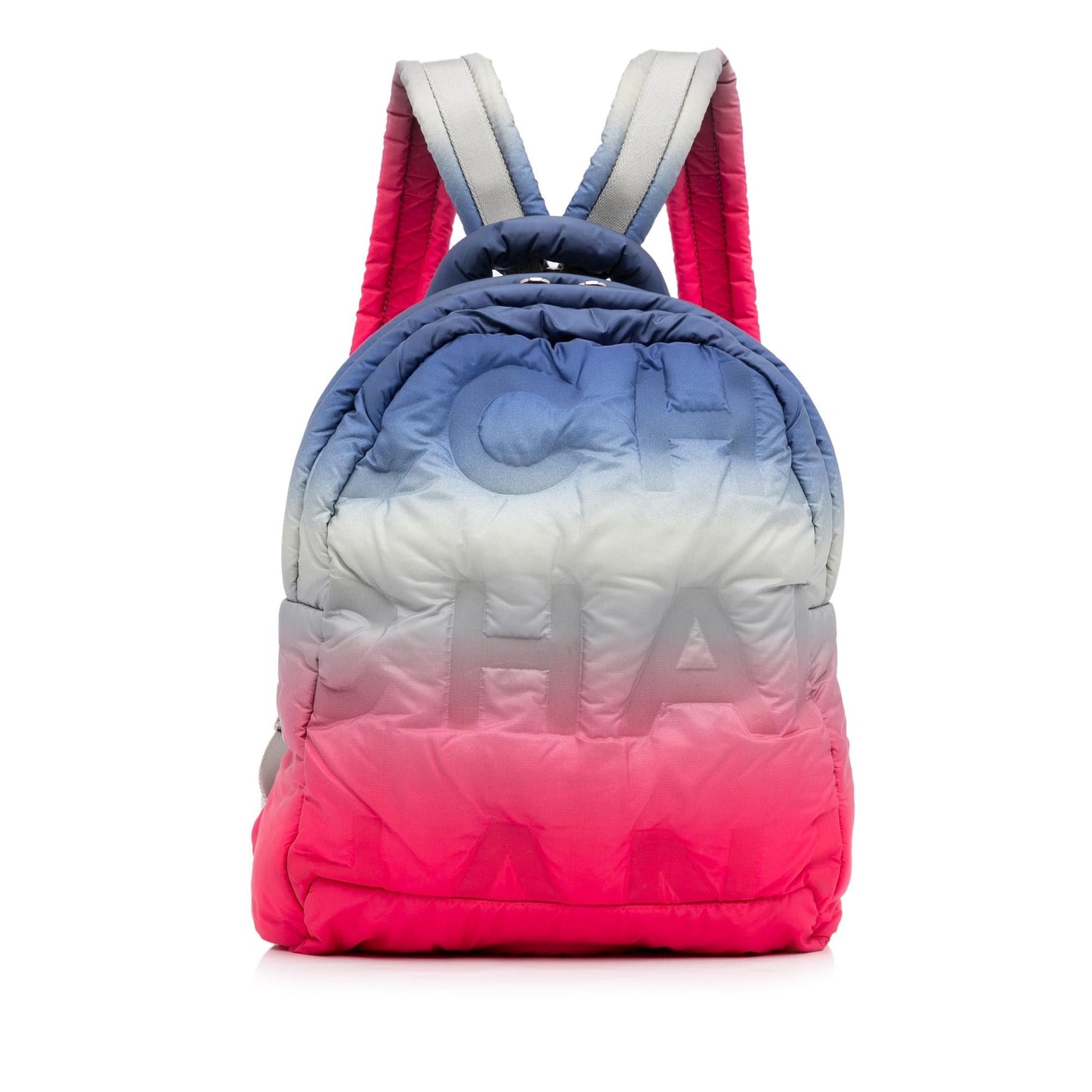 Chanel Nylon Embossed Doudoune Backpack SHG-gUfGCc