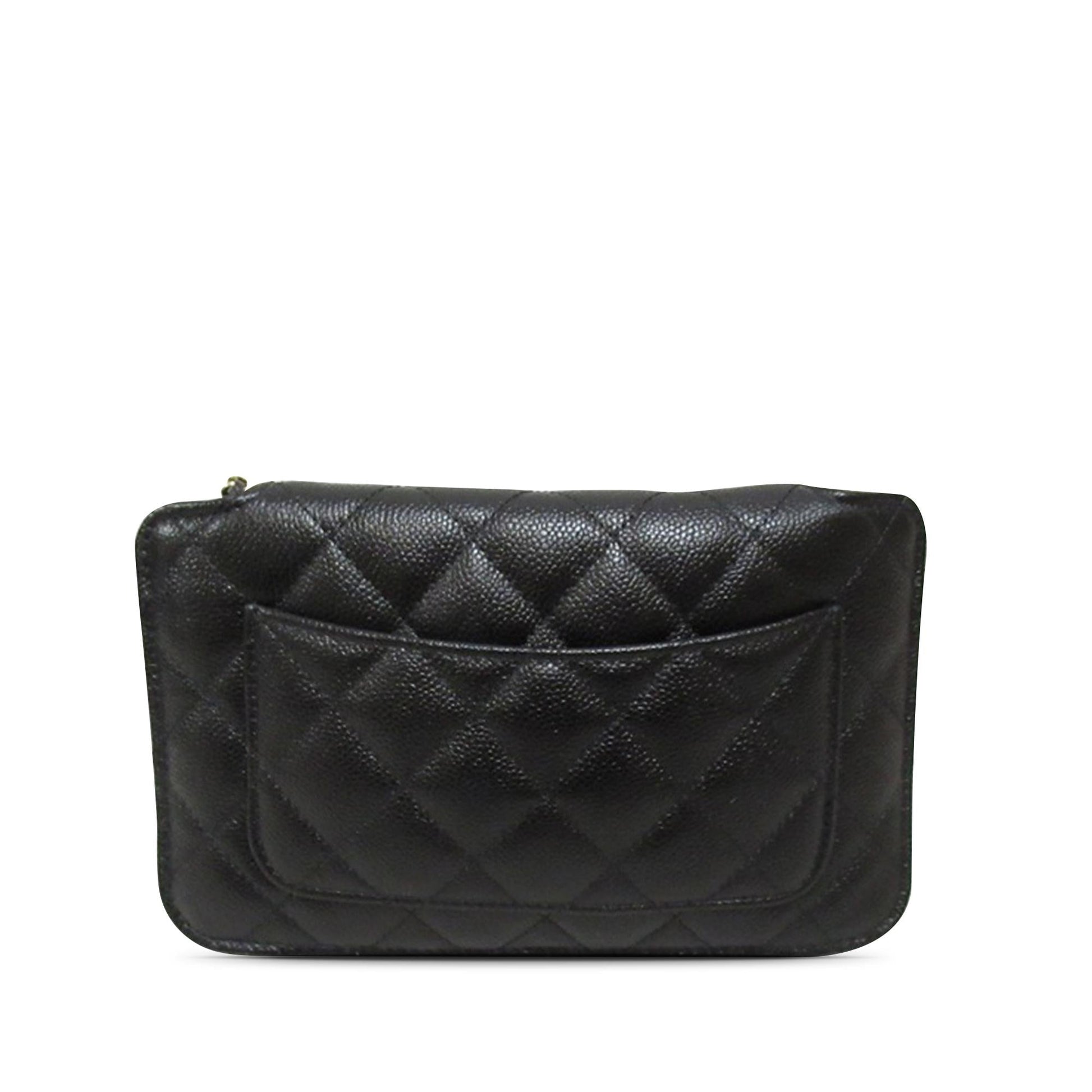 Chanel Nylon Graffiti Foldable Shopping Caviar Flap Tote Bag