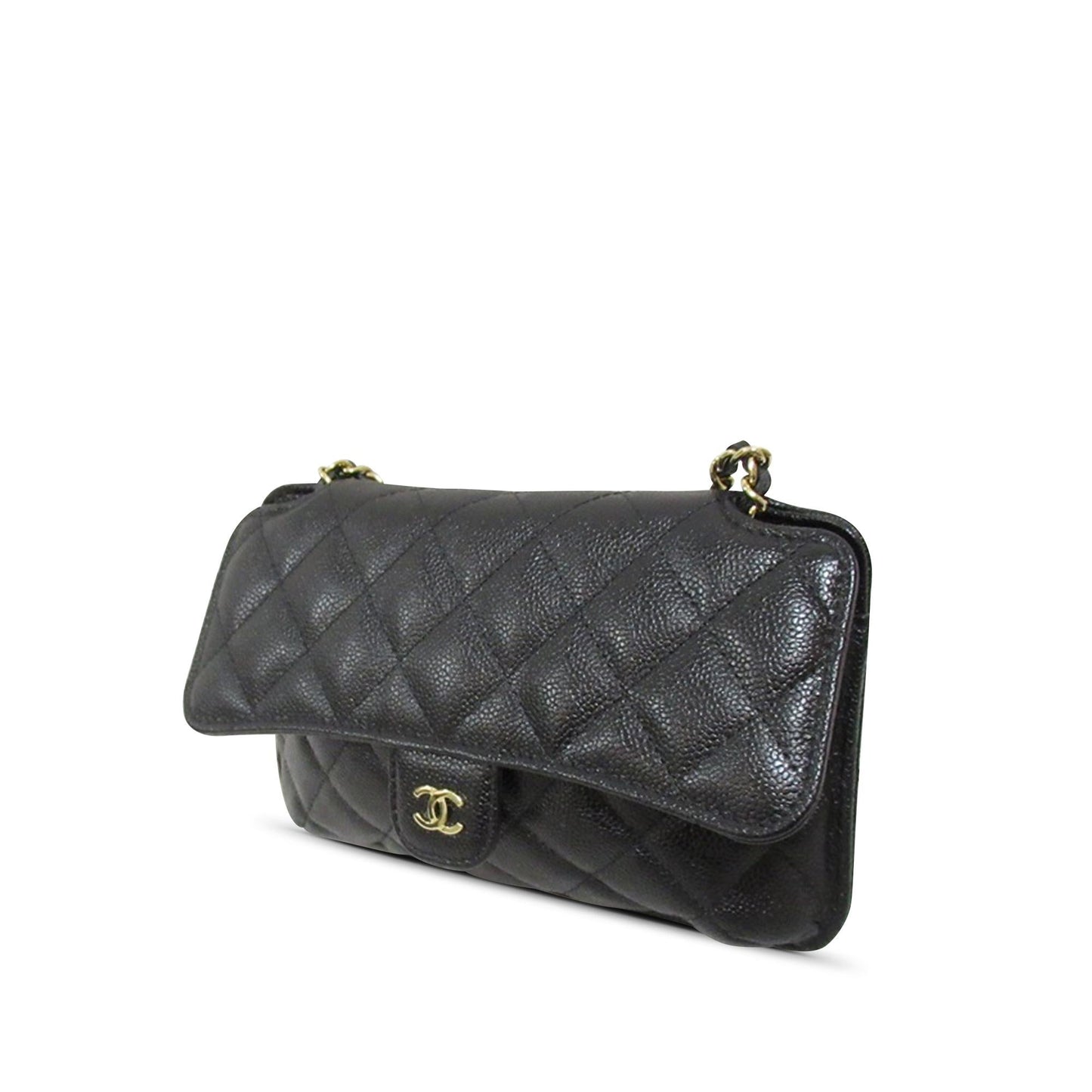 Chanel Nylon Graffiti Foldable Shopping Caviar Flap Tote Bag