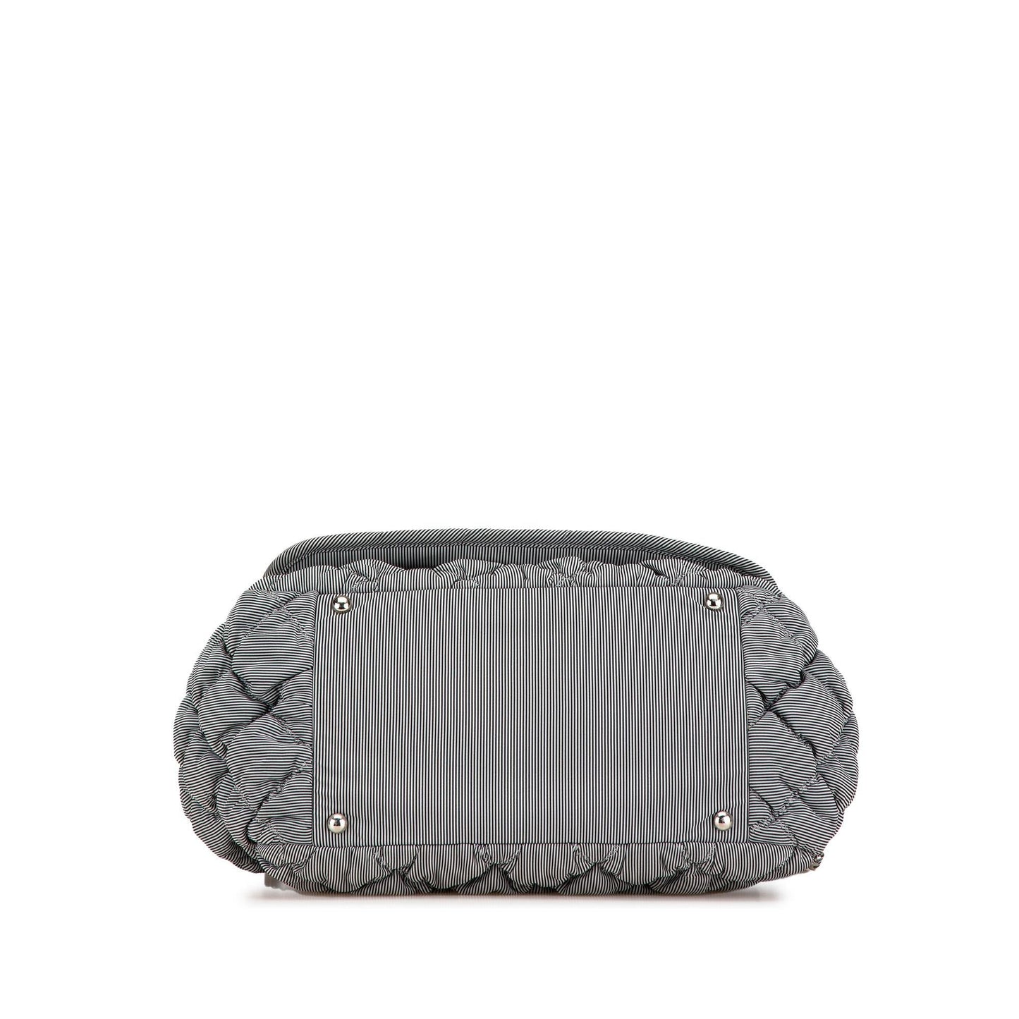 Chanel Nylon Quilted Bubble Accordion Flap SHG-cwY1i5 Handbag