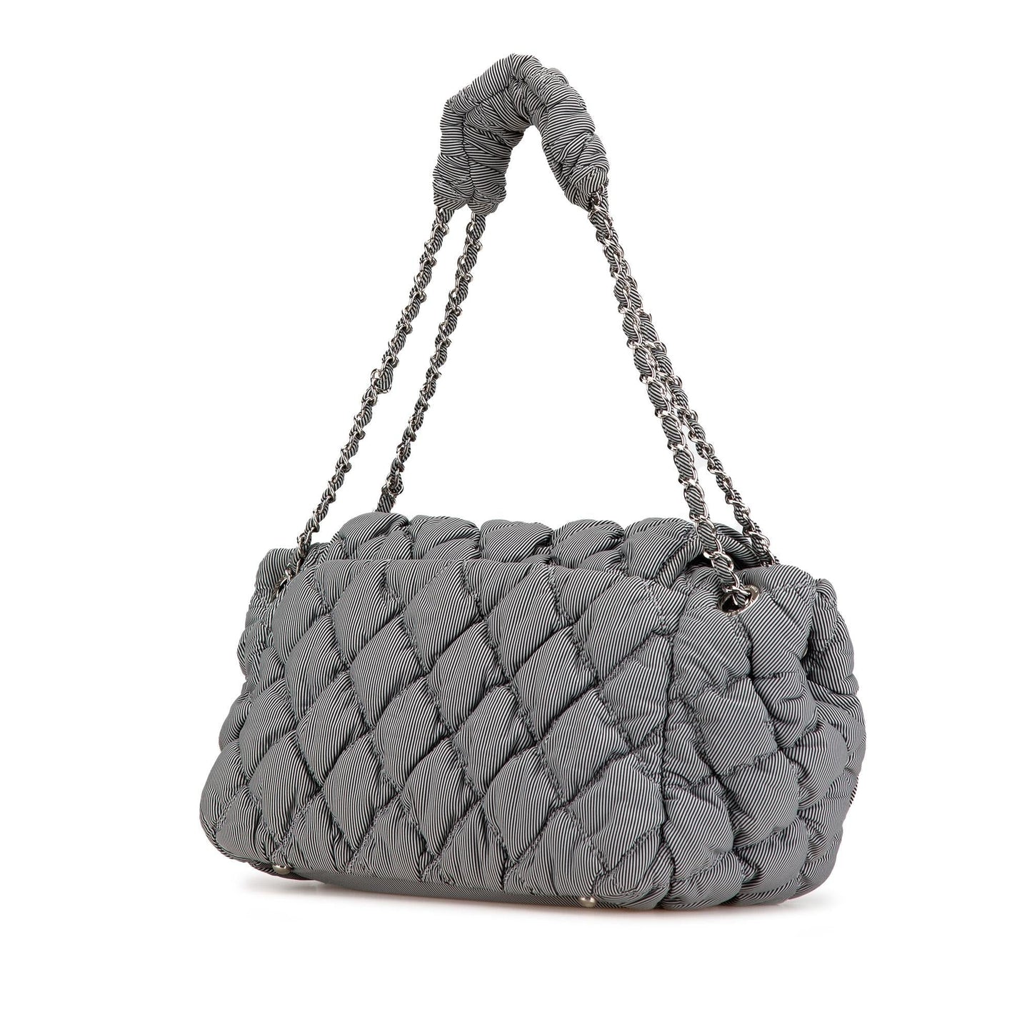 Chanel Nylon Quilted Bubble Accordion Flap SHG-cwY1i5 Handbag