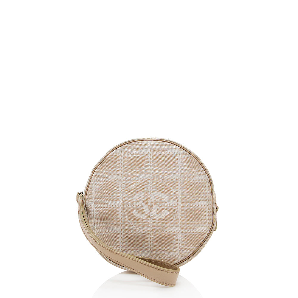 Chanel Nylon Ligne Round Wristlet - FINAL PM Travel Bag