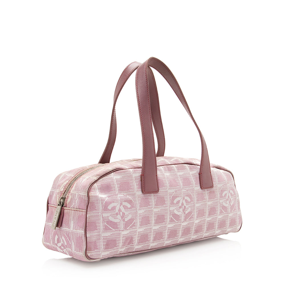Chanel Nylon Ligne Satchel SHF Travel Bag
