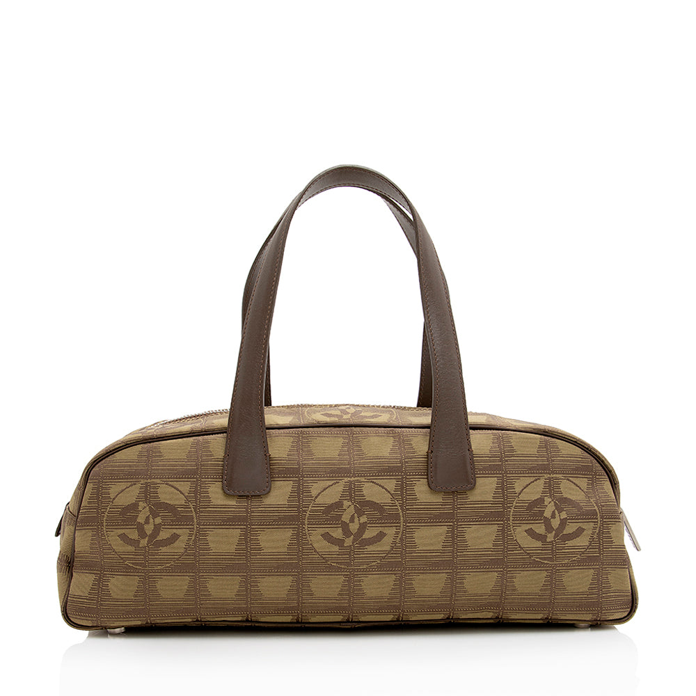 Chanel Nylon Line Satchel SHF Travel Bag