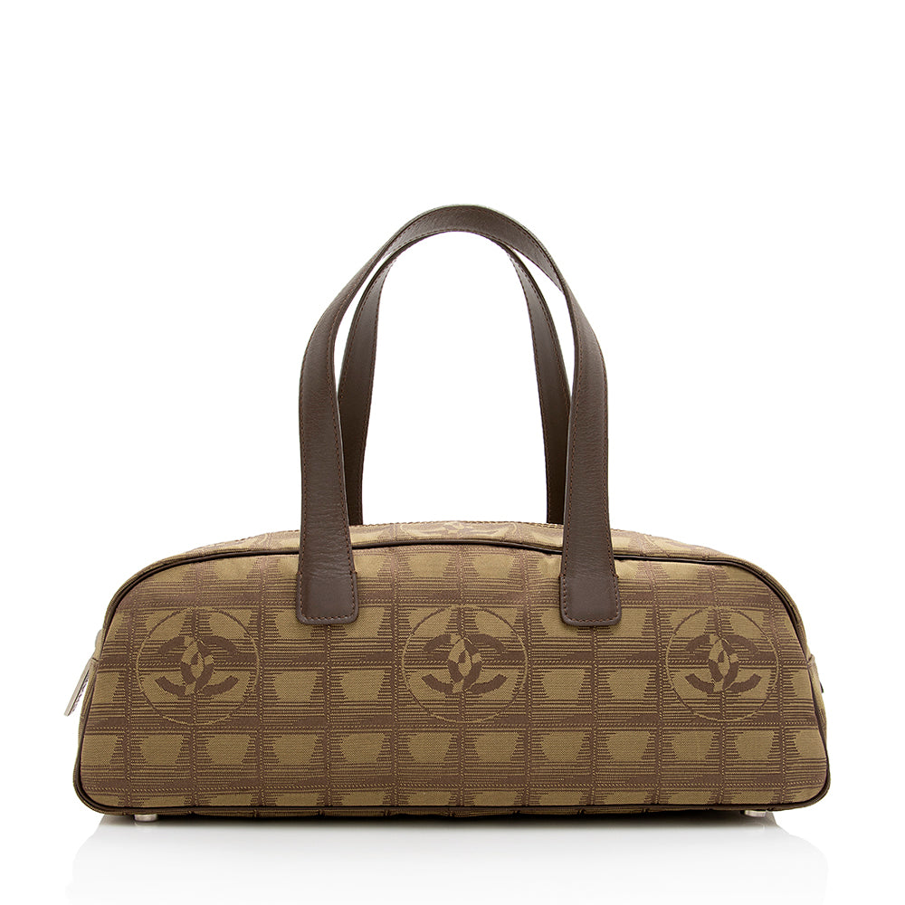 Chanel Nylon Line Satchel SHF Travel Bag