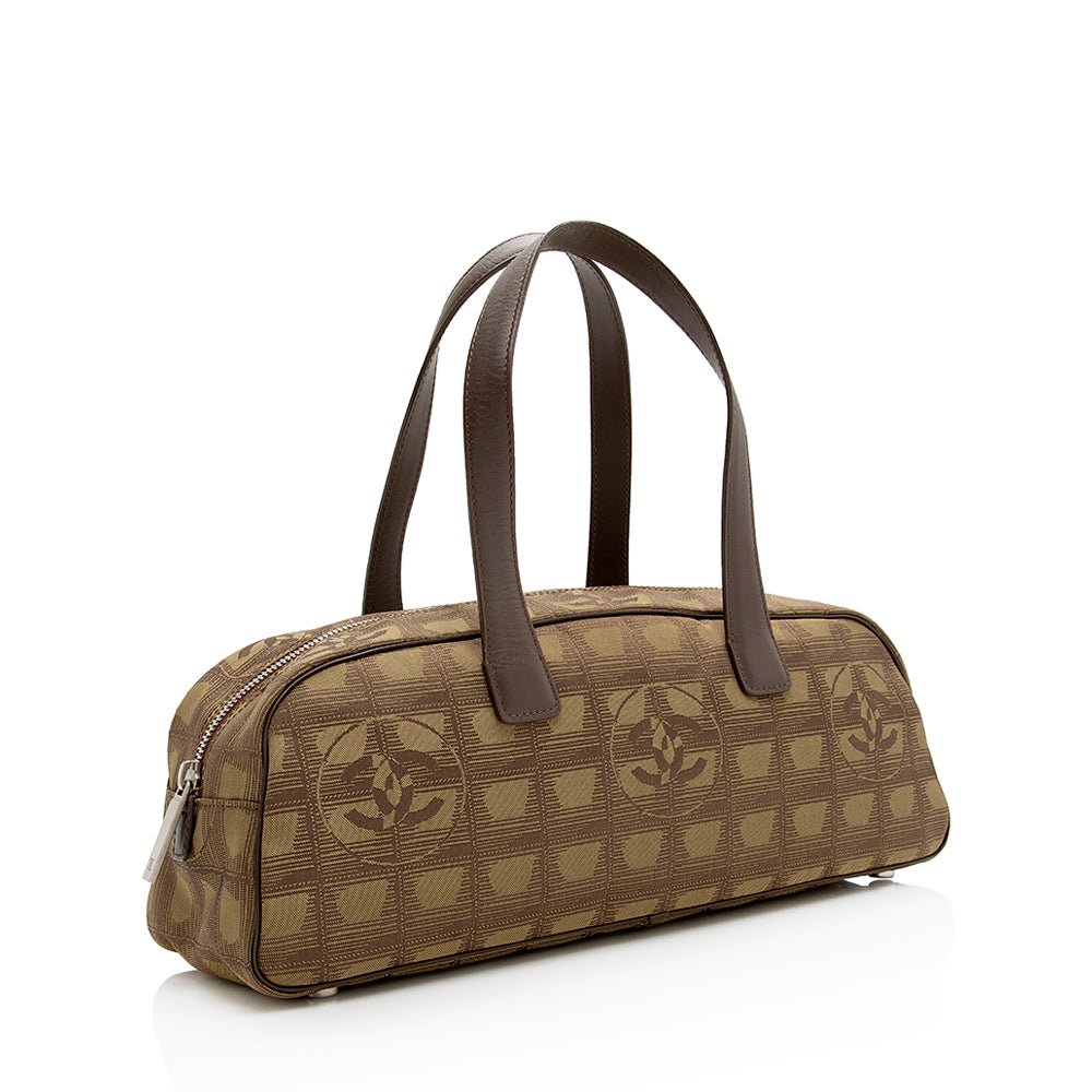 Chanel Nylon Line Satchel SHF Travel Bag
